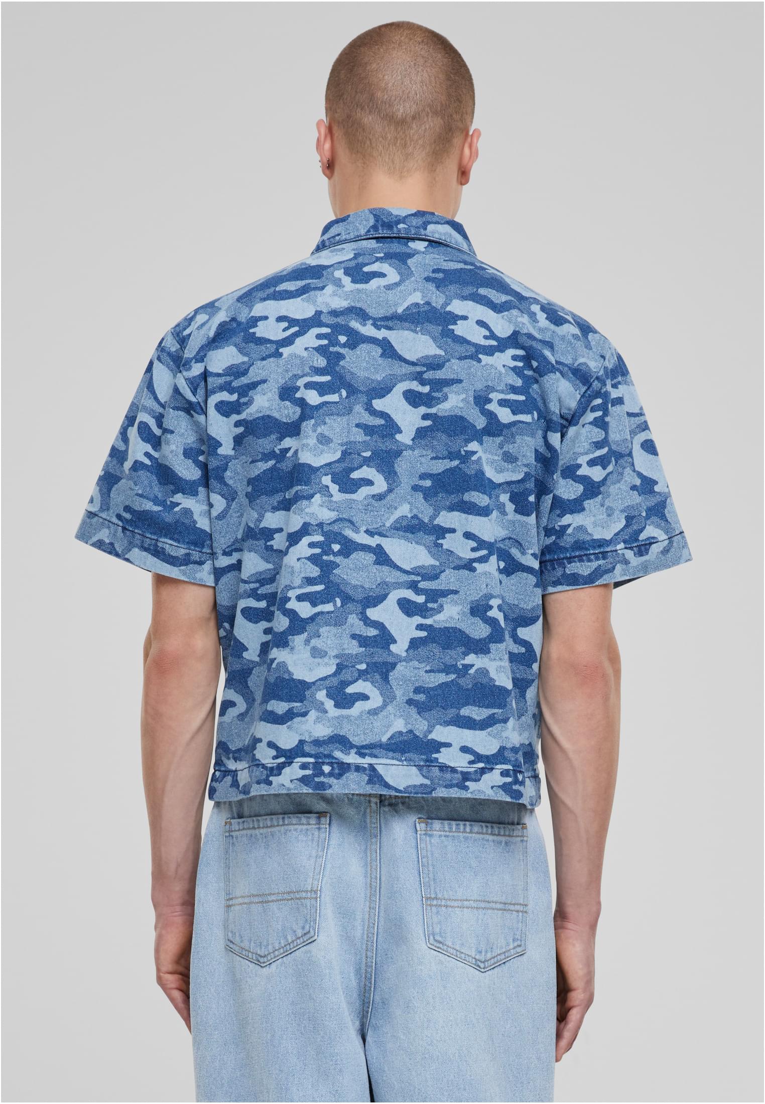 UC Laser Camo Printed Boxy Shirt