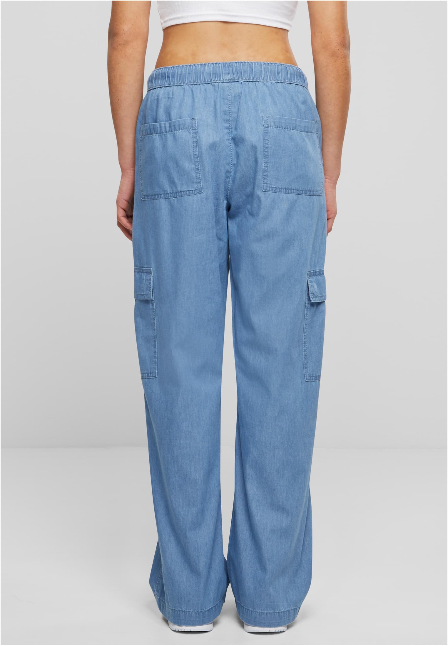 Pantaloni cargo in denim leggero UC