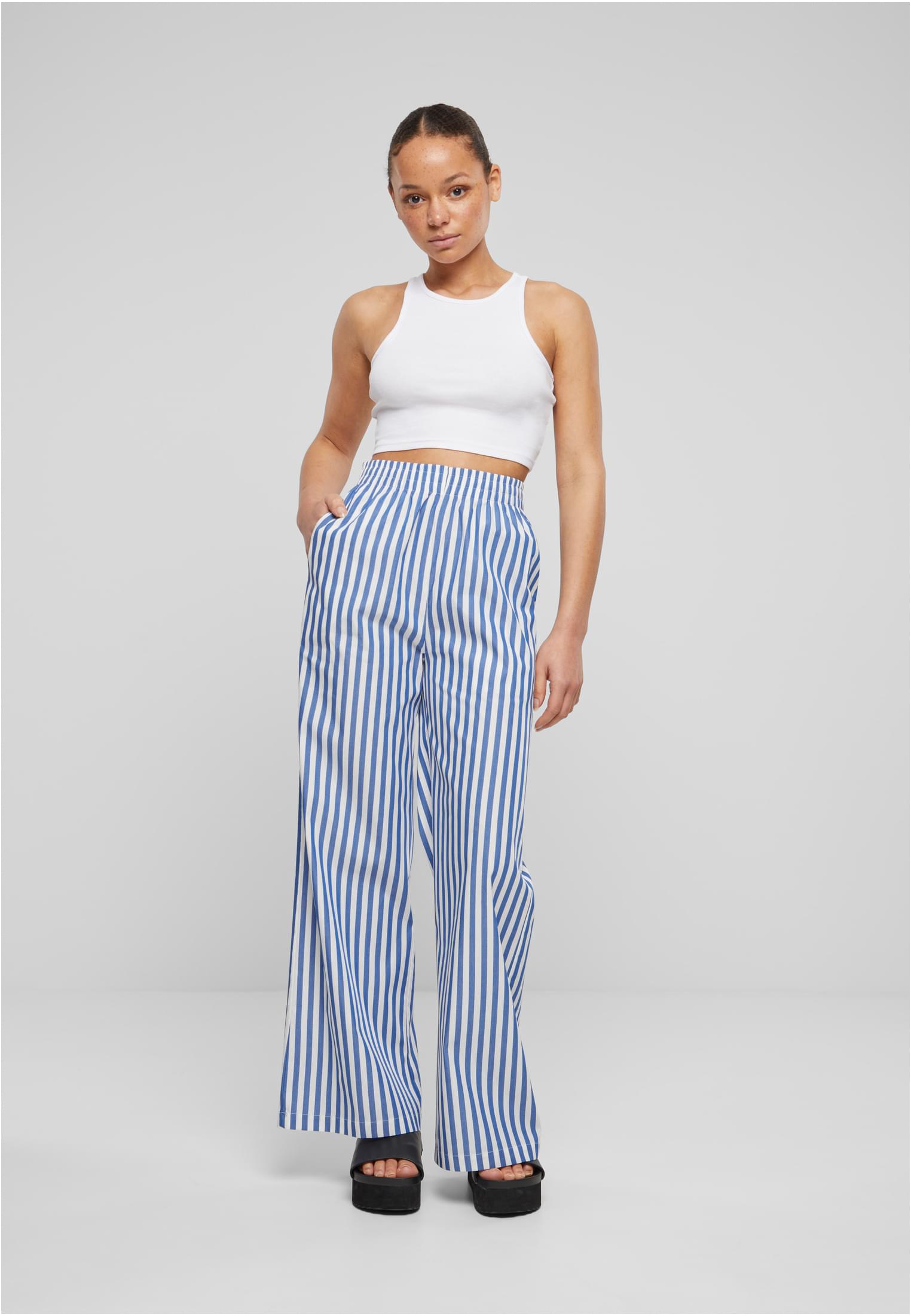 UC Striped Loose Pants