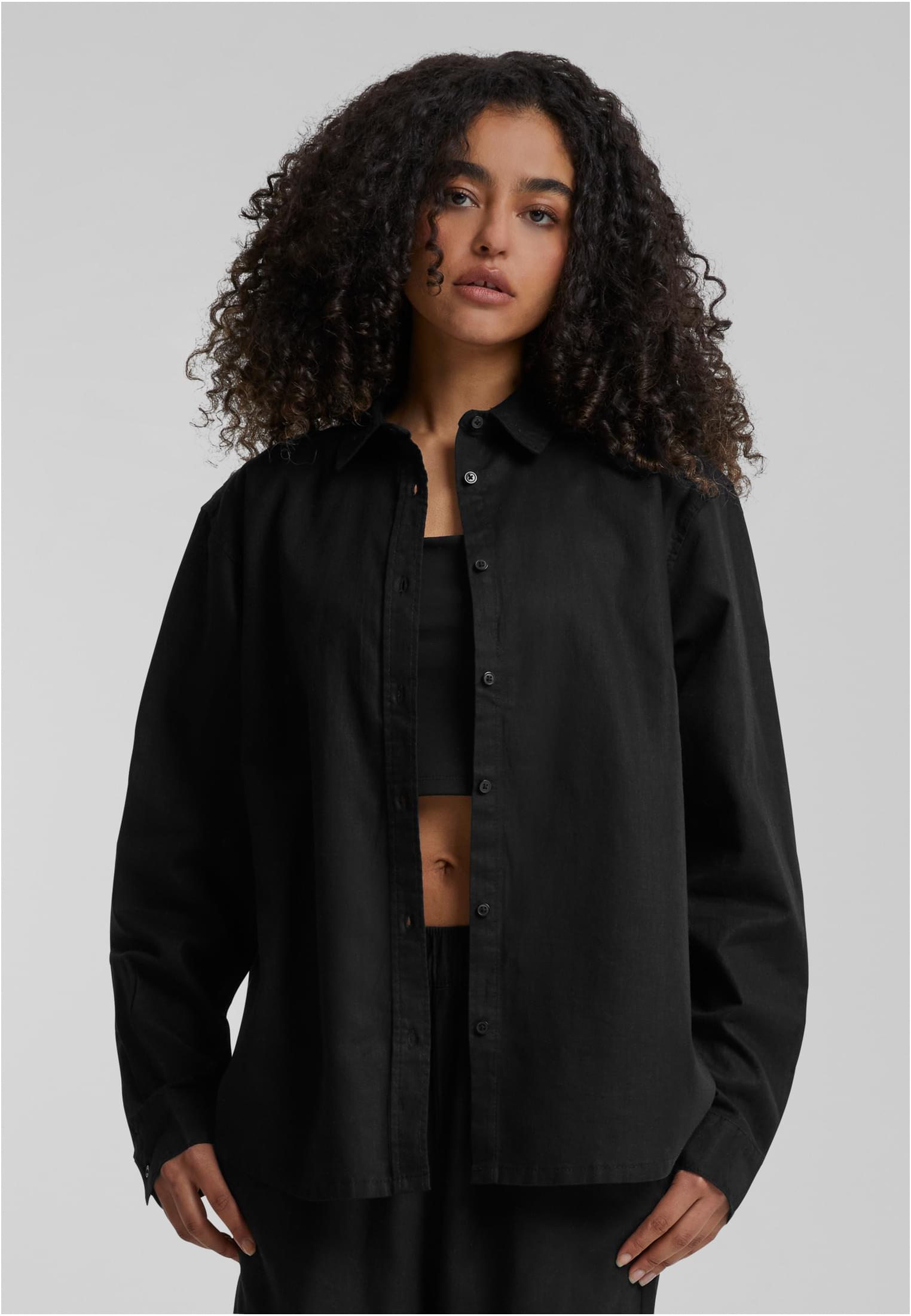 UC Linen Mixed Oversized Shirt