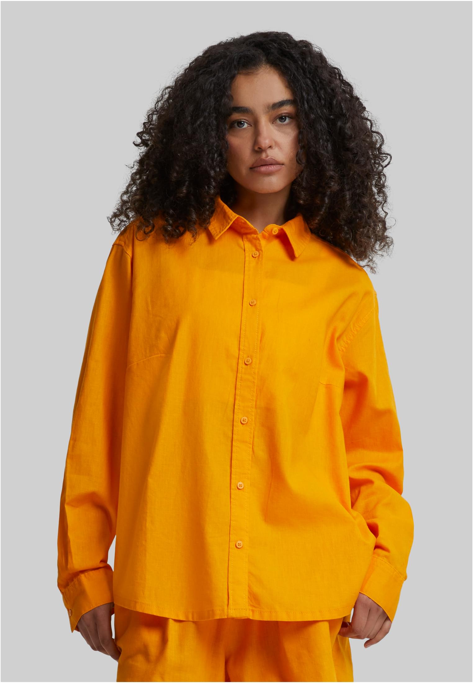 UC Linen Mixed Oversized Shirt