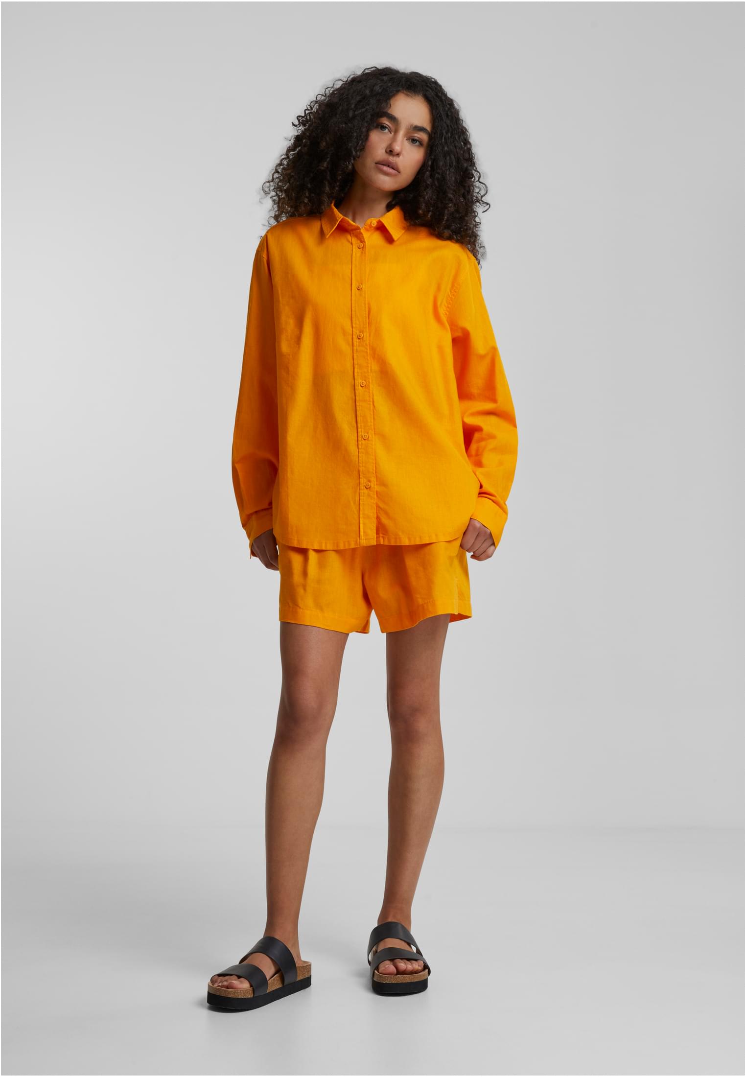 UC Linen Mixed Oversized Shirt