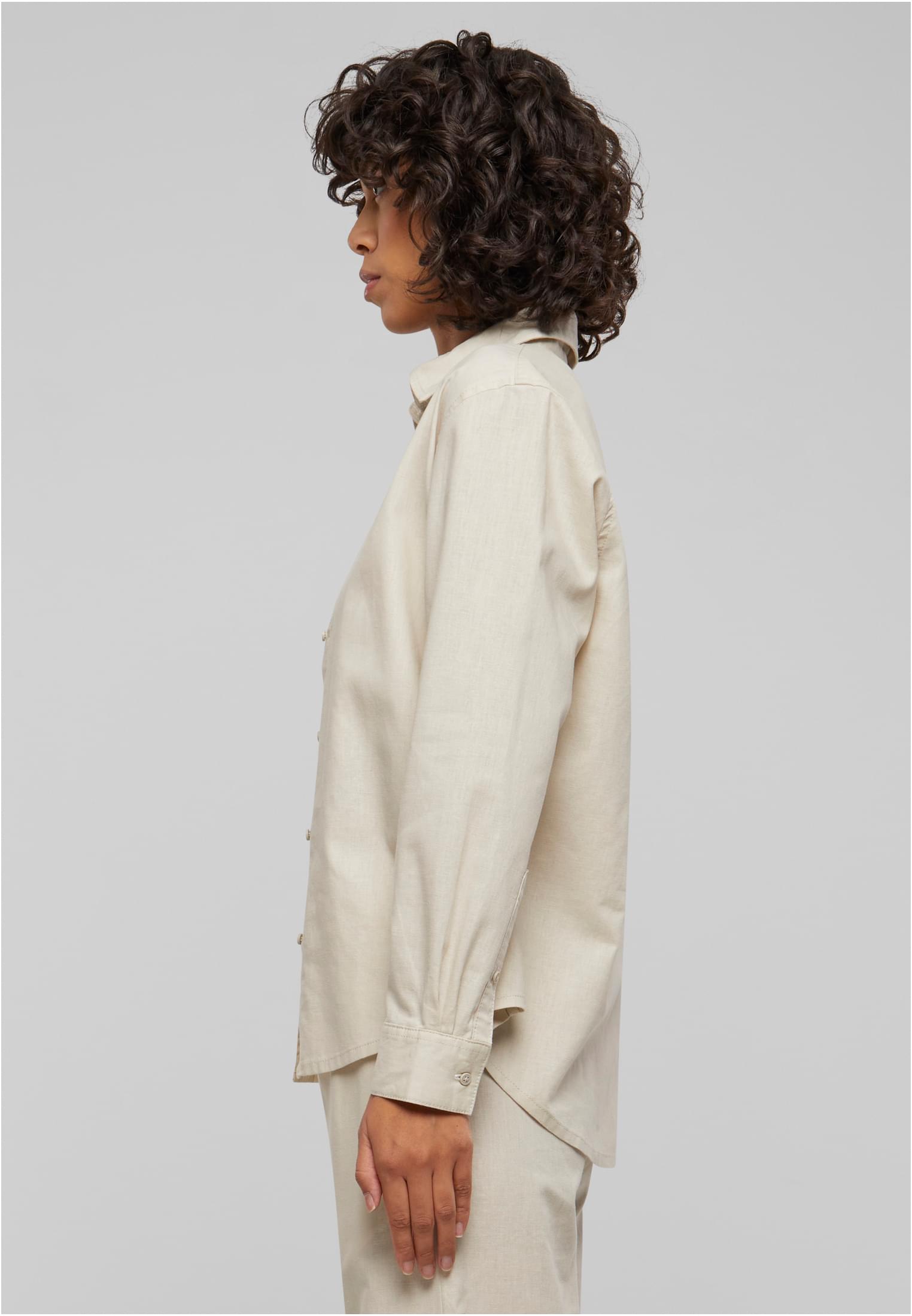 UC Linen Mixed Oversized Shirt