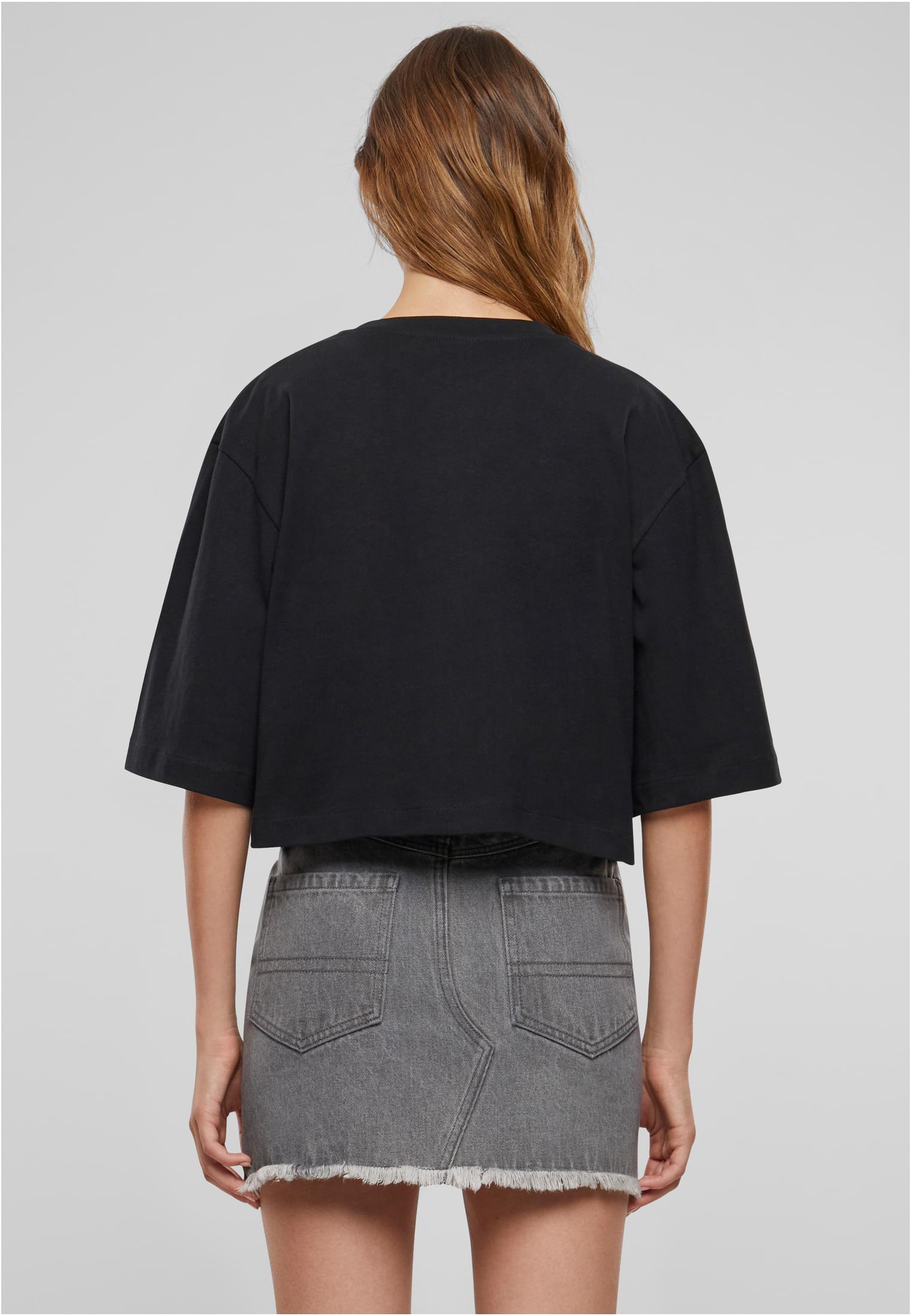 Camiseta cropped oversized orgânica UC Heavy