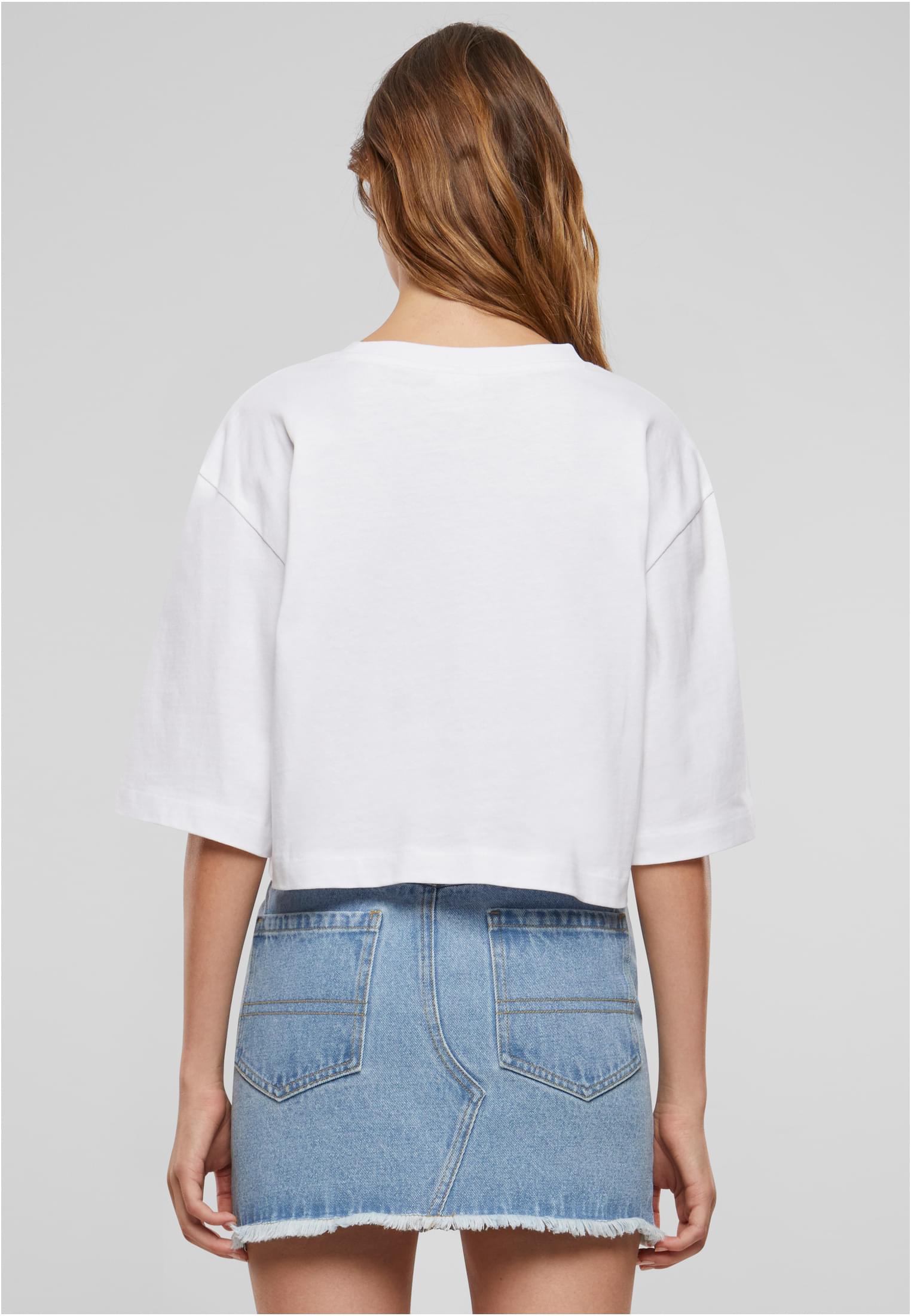 Camiseta cropped oversized orgânica UC Heavy