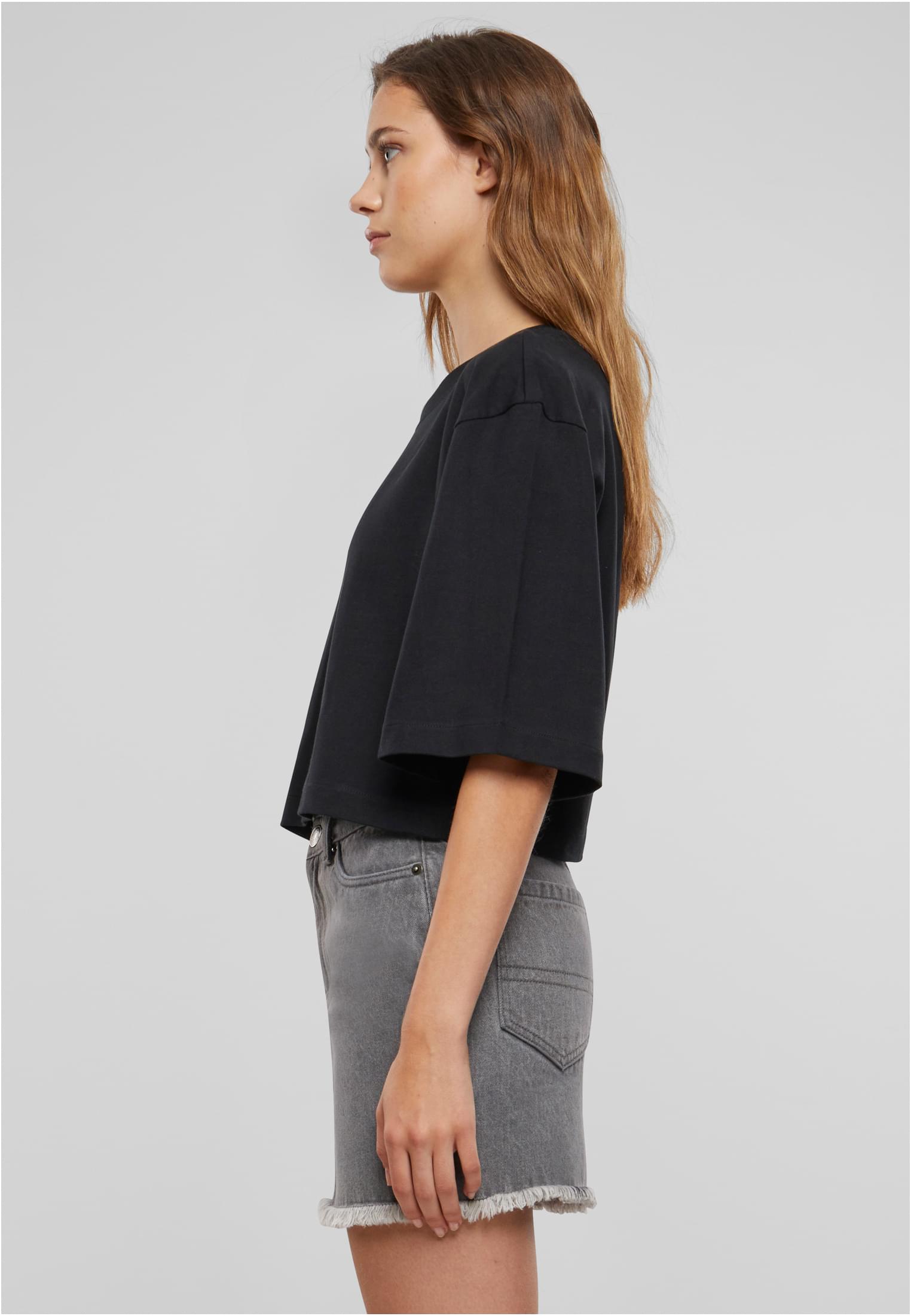 Camiseta cropped oversized orgânica UC Heavy