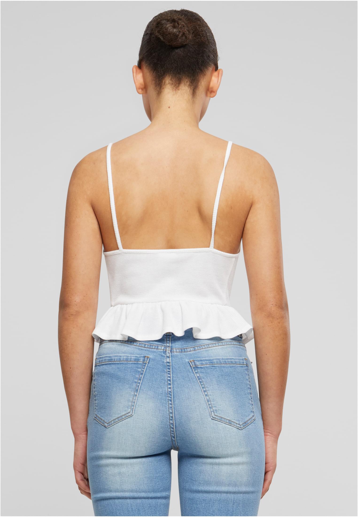 Blusa UC Waffle Piquet com Babados