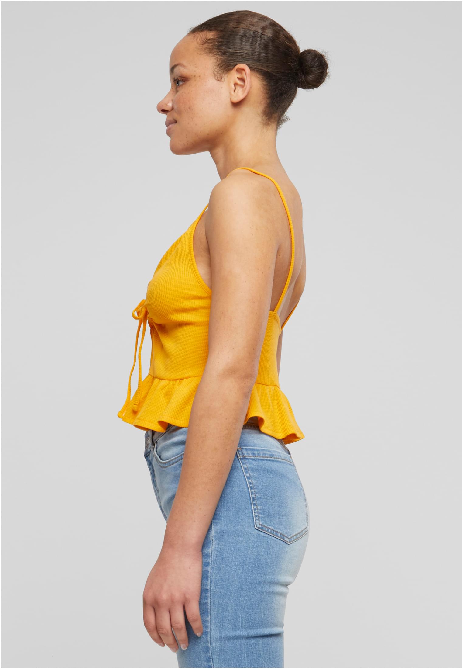 Blusa UC Waffle Piquet com Babados