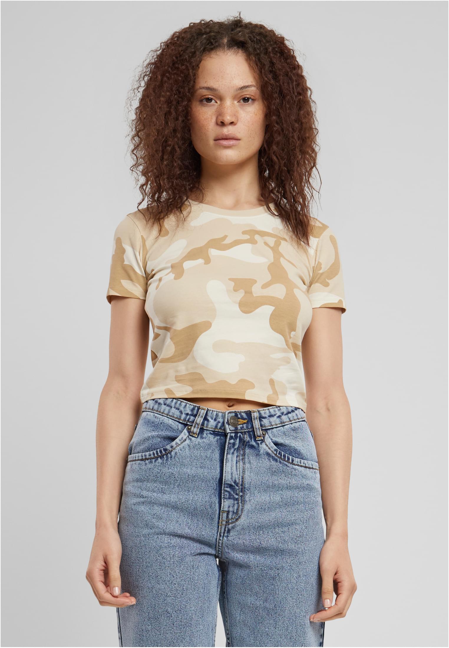 UC Cropped Camo Tee
