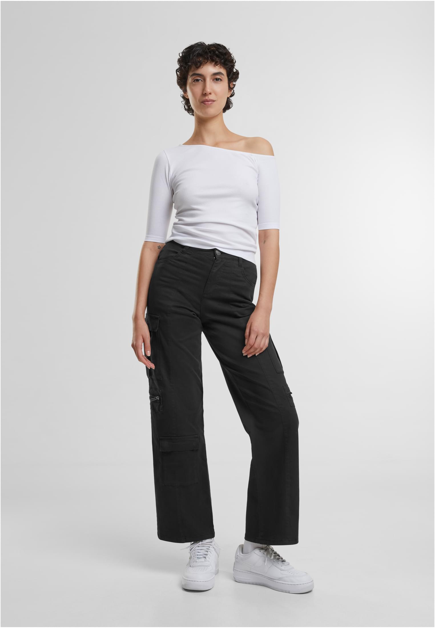 Pantaloni elasticizzati in twill UC Loose Utility