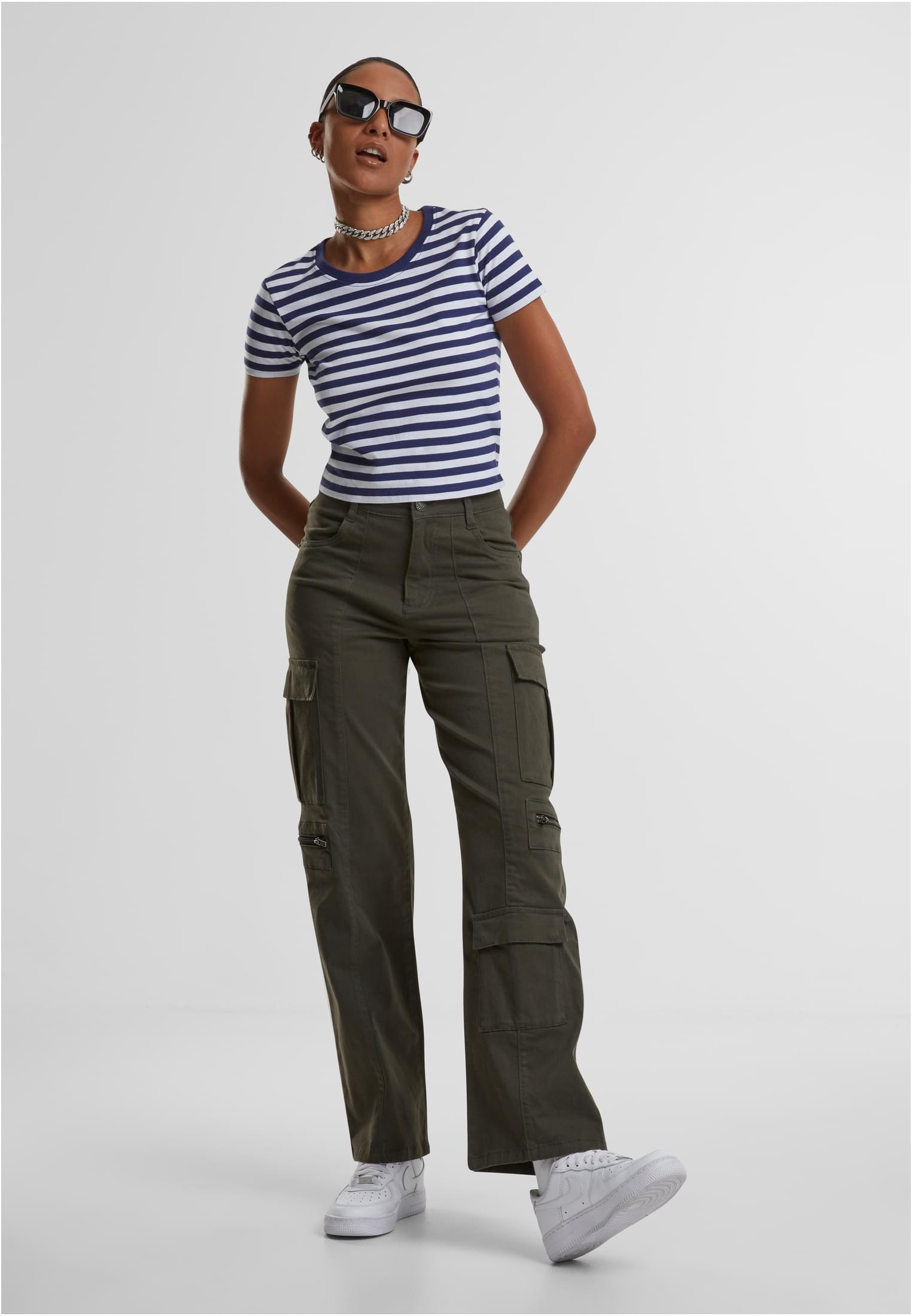 Pantaloni elasticizzati in twill UC Loose Utility