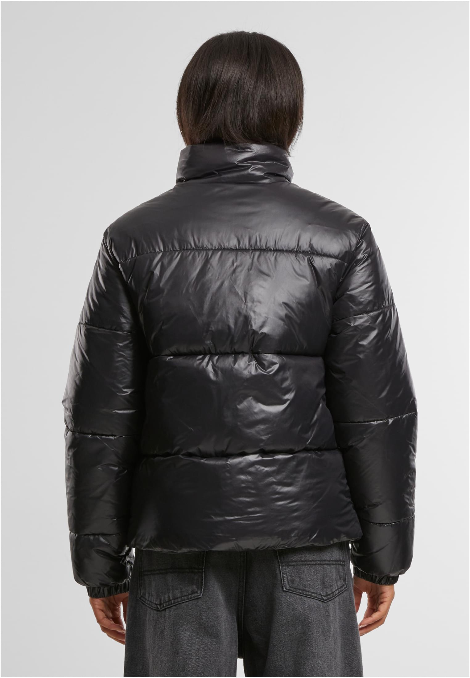 UC Recycled Short Shiny Puffer Jacket