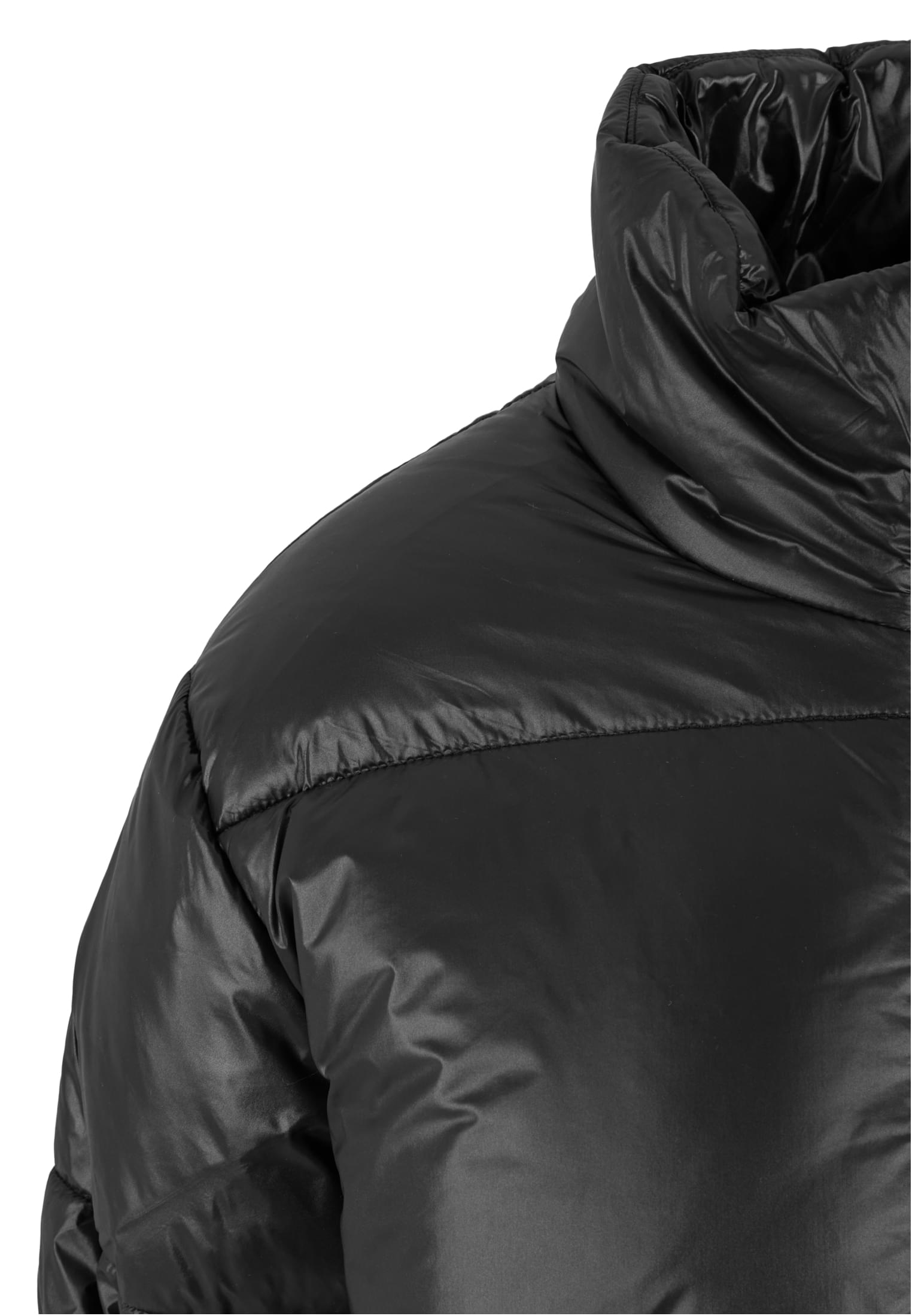 UC Recycled Short Shiny Puffer Jacket