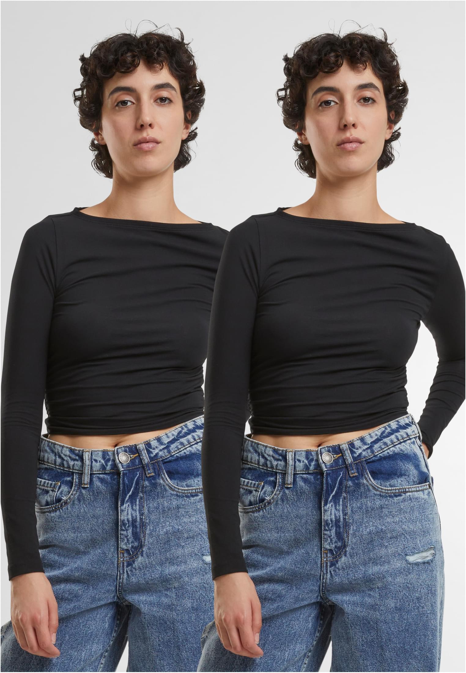 UC Ruffled Super Slim Longsleeve 2-Pack