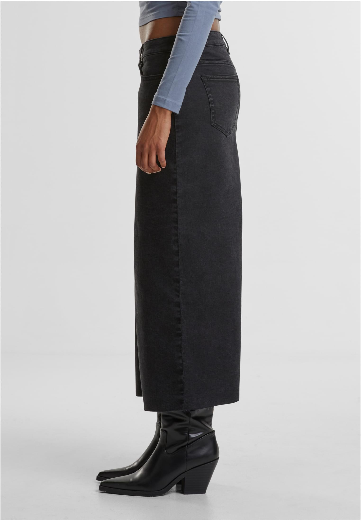 UC High Slit Denim Skirt