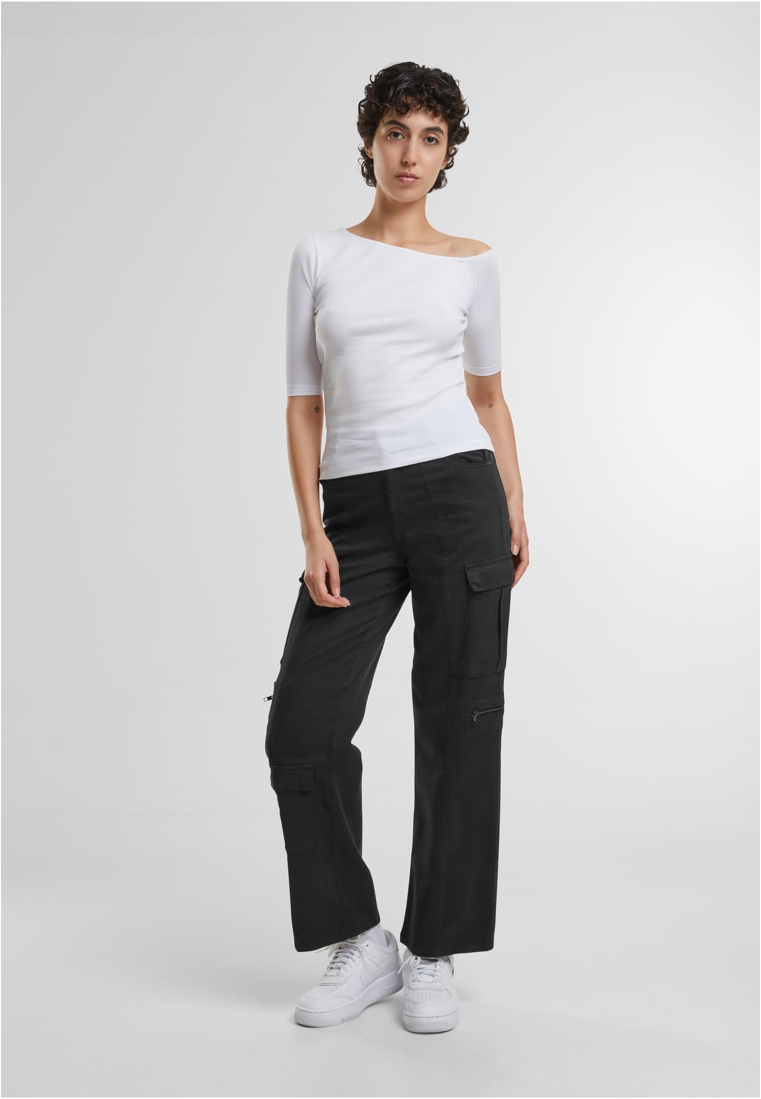 UC Organic Asymmetric Rib Tee 2-Pack