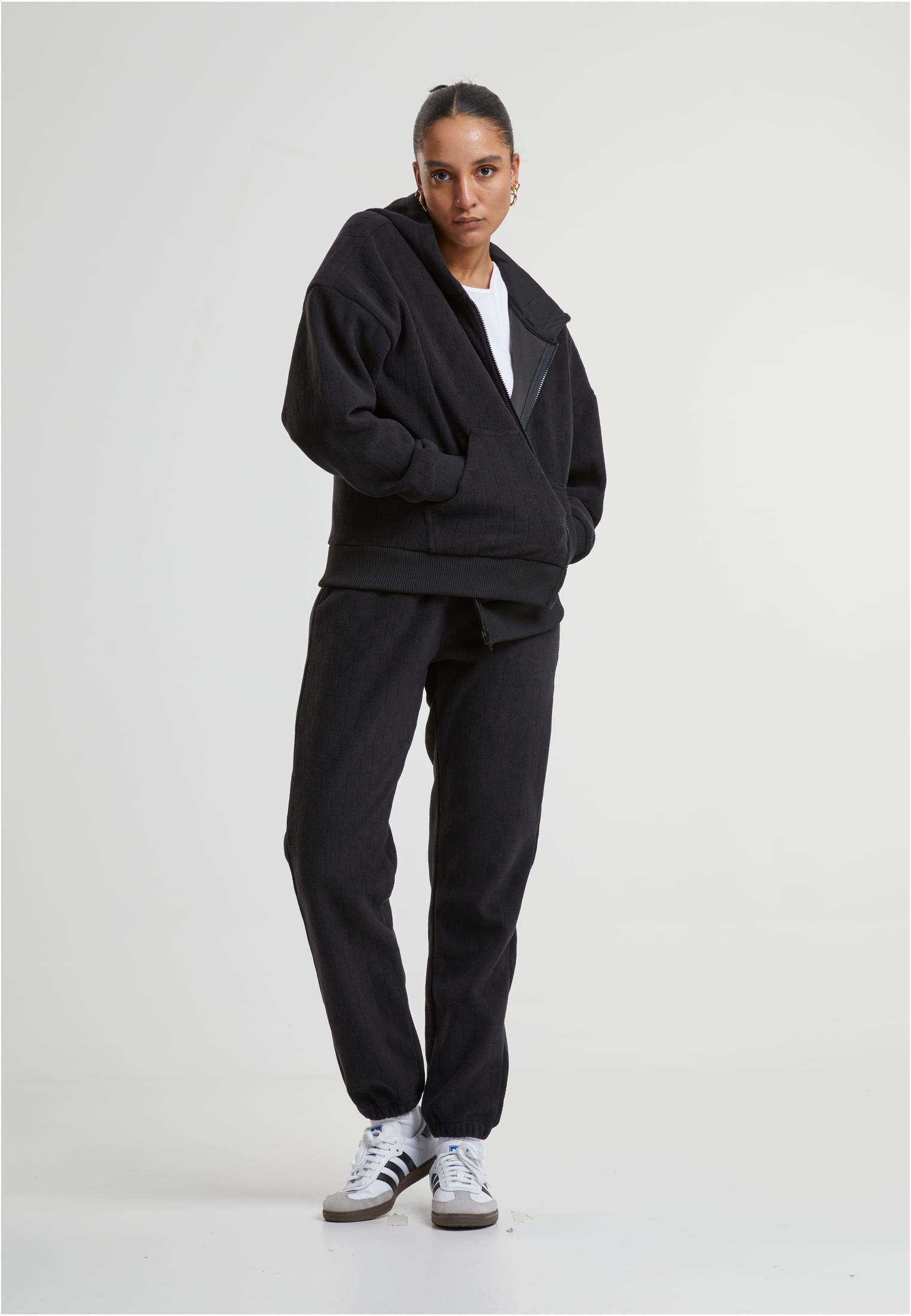 UC Jacquard Velvet Oversized Zip Hoody