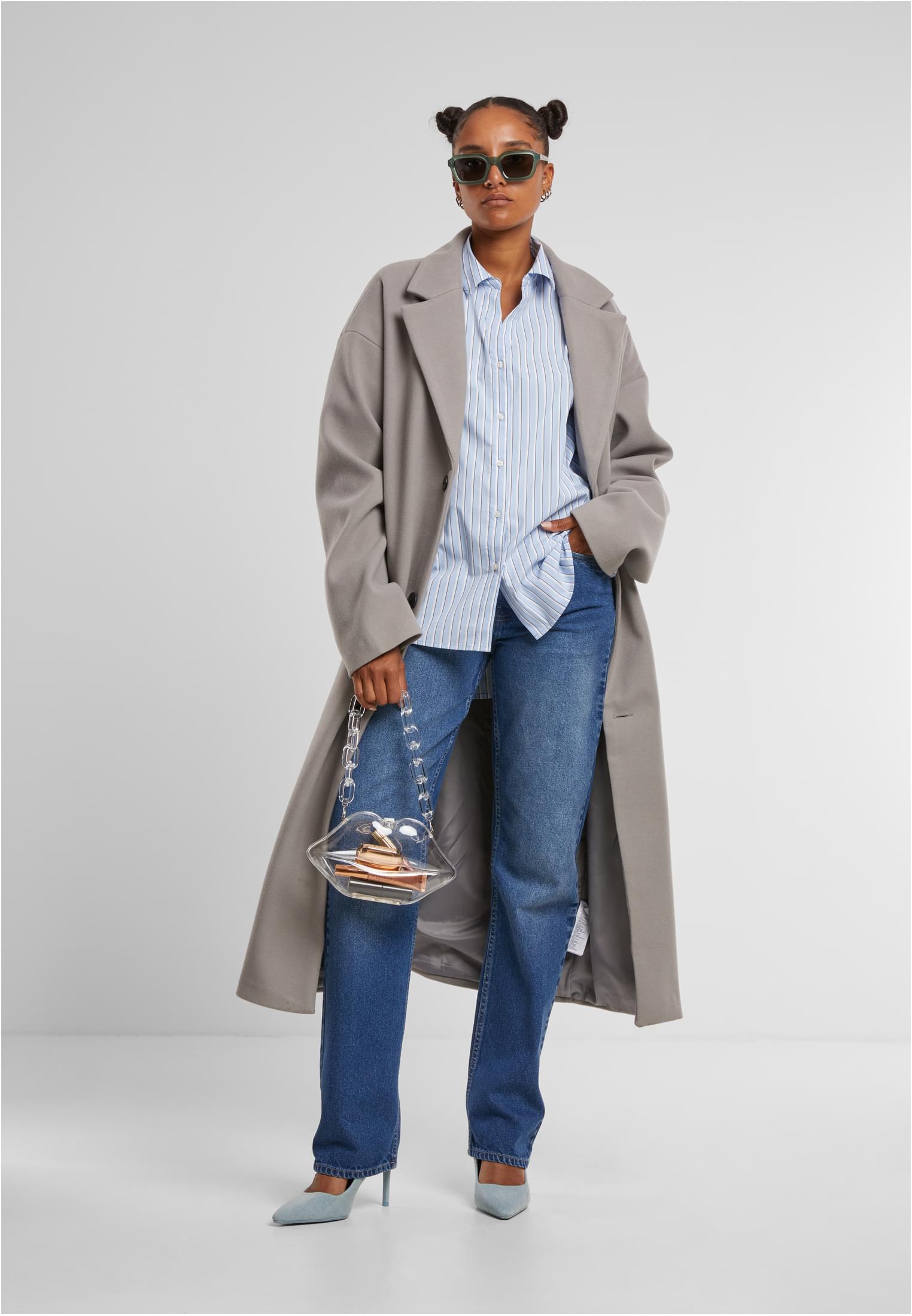 UC Oversized Striped Blouse