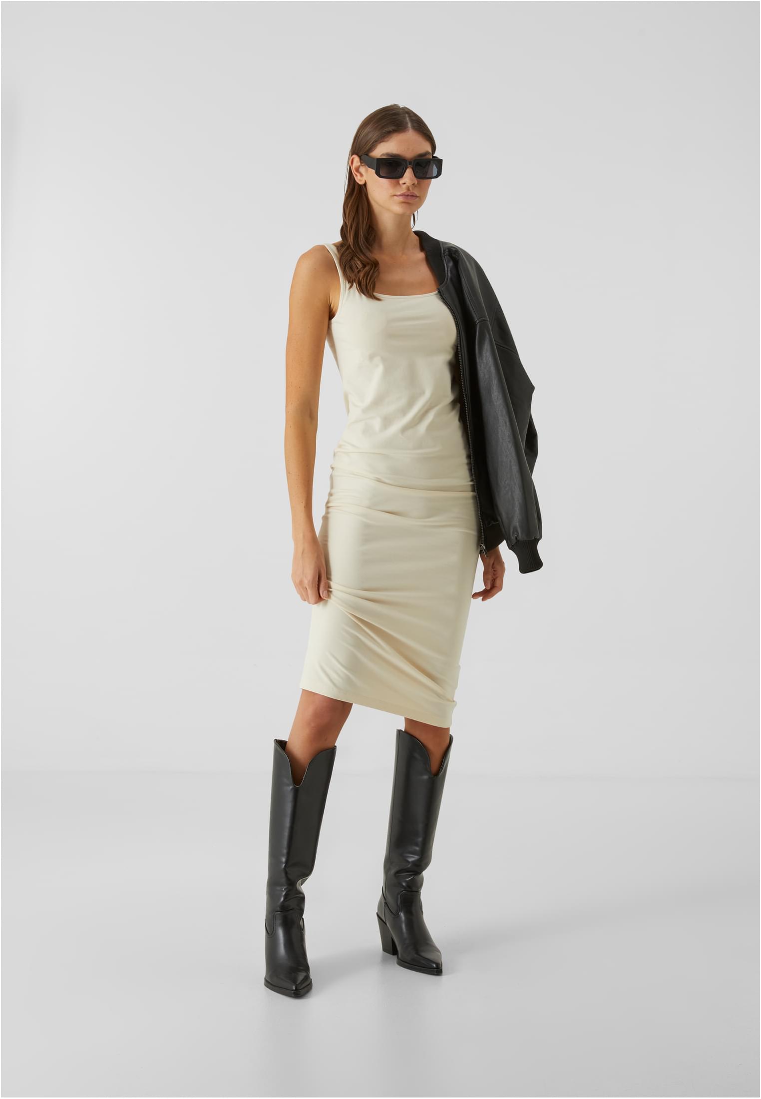 Abito lungo in jersey di cotone UC Basic