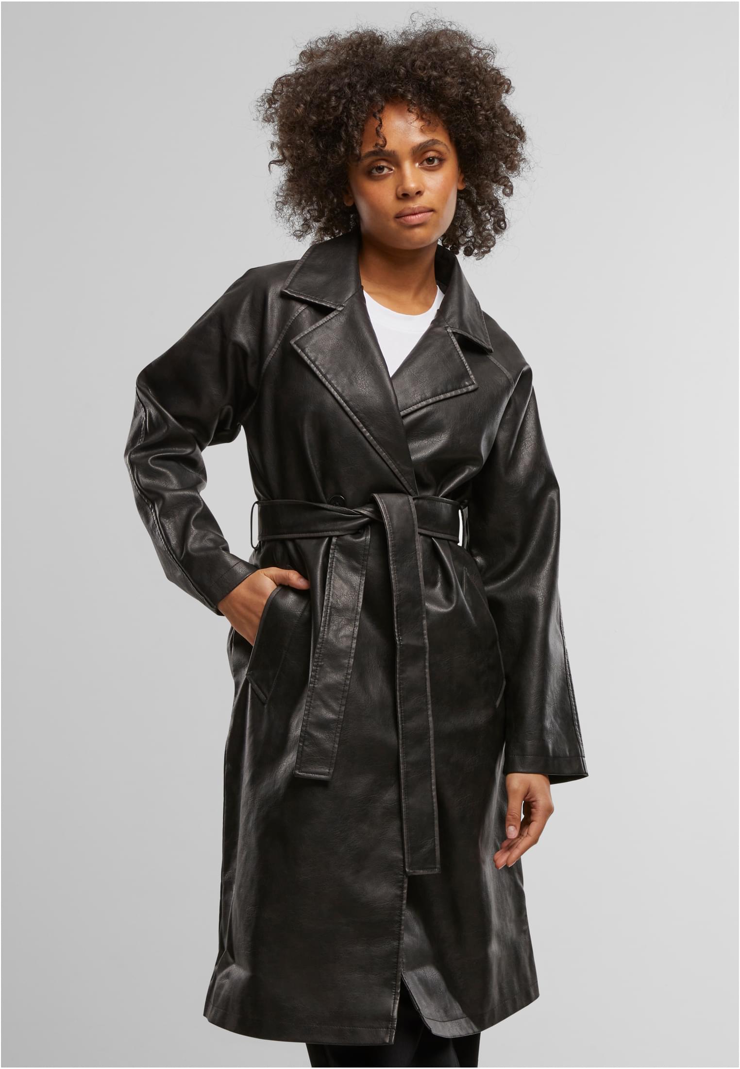 UC Vintage Leather Trenchcoat