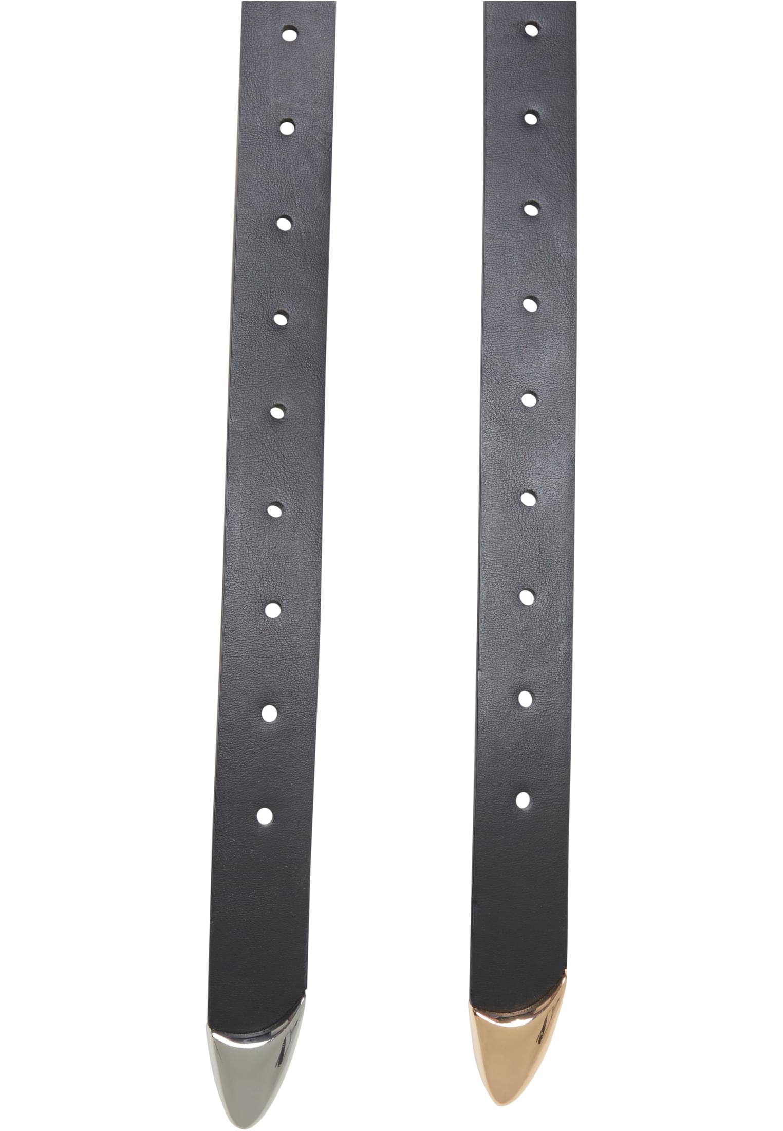 UC Chunky Buckle Loop Synthetic Leather Belt 2-Pack