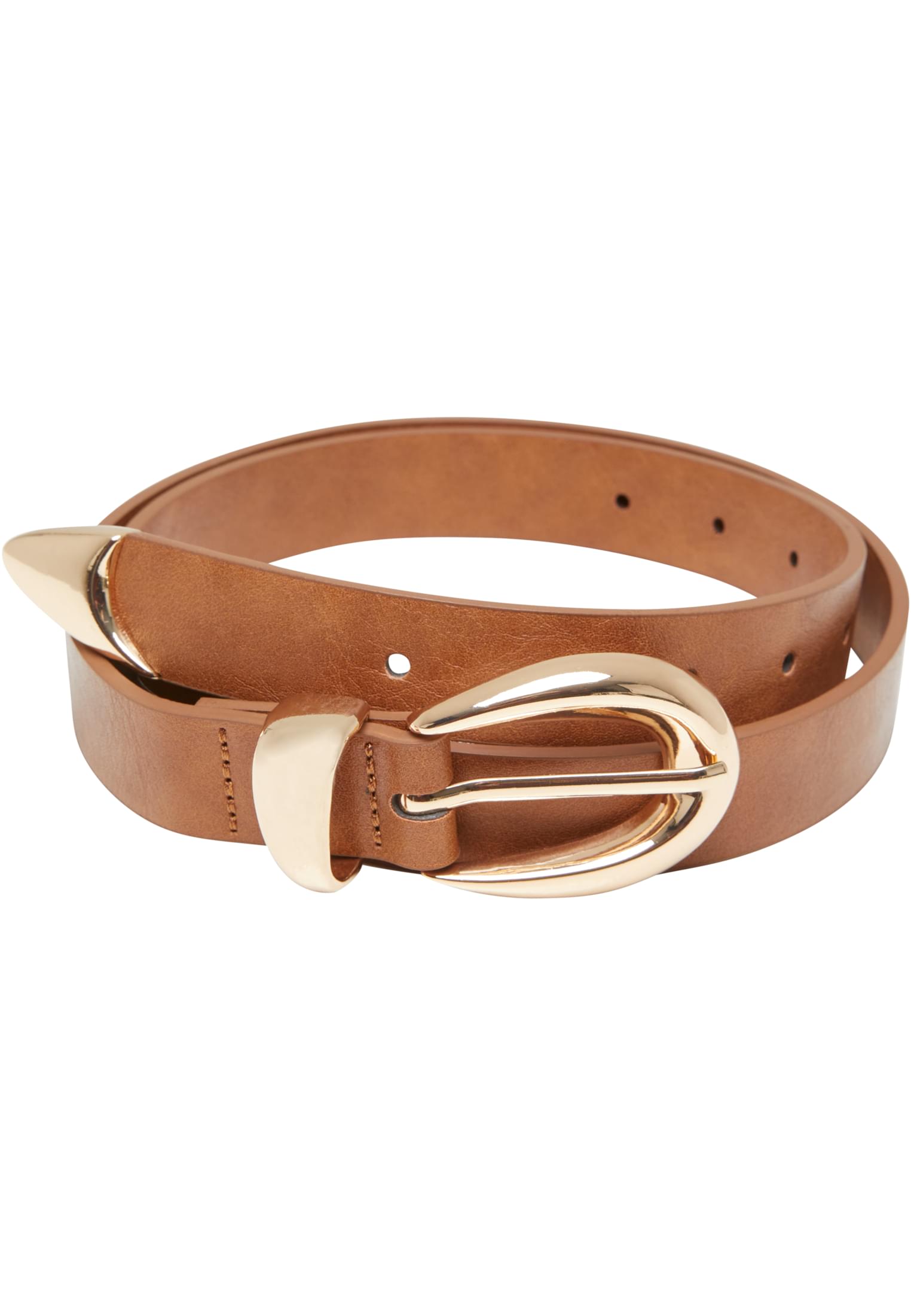 UC Chunky Buckle Loop Synthetic Leather Belt
