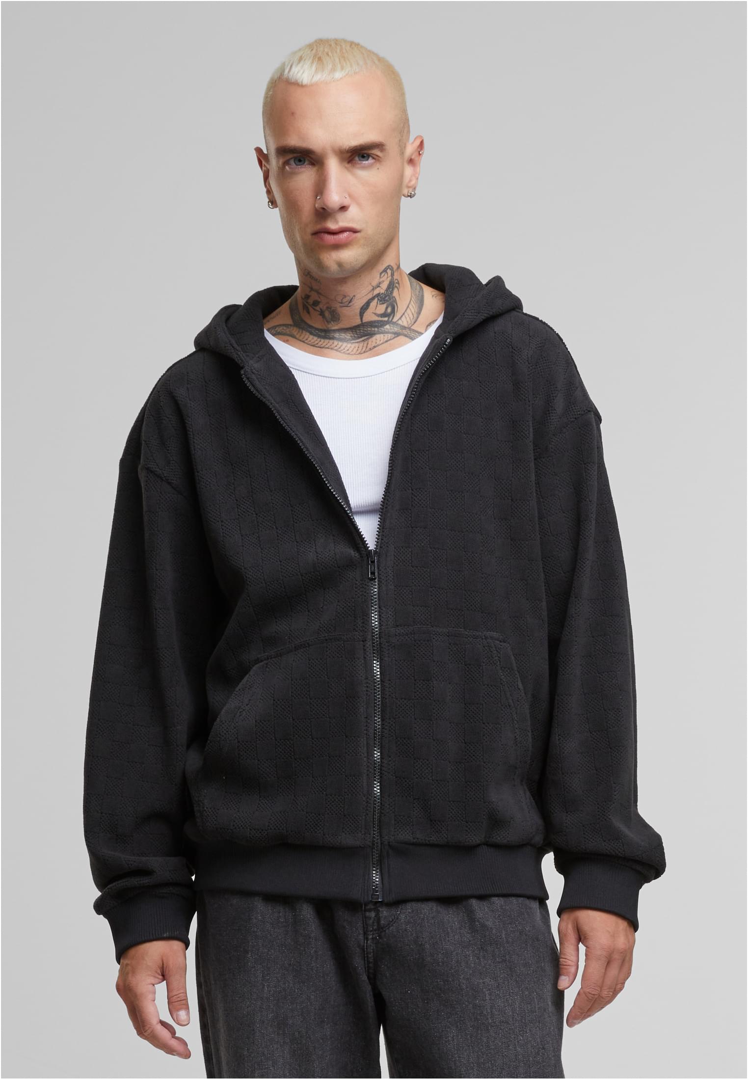 UC Jaquard Velvet Zip-Hoody