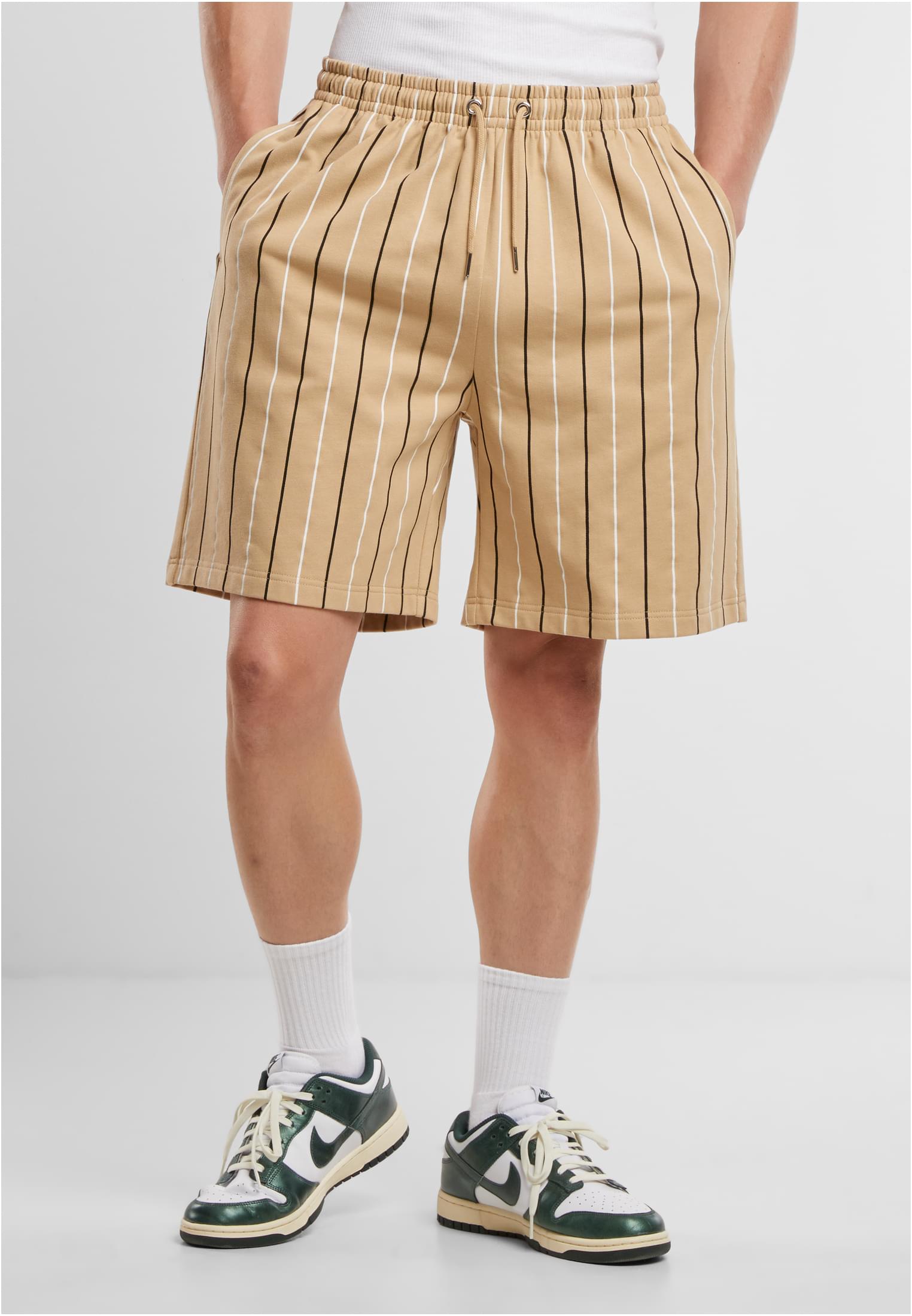 UC Printed Pinstripe Shorts