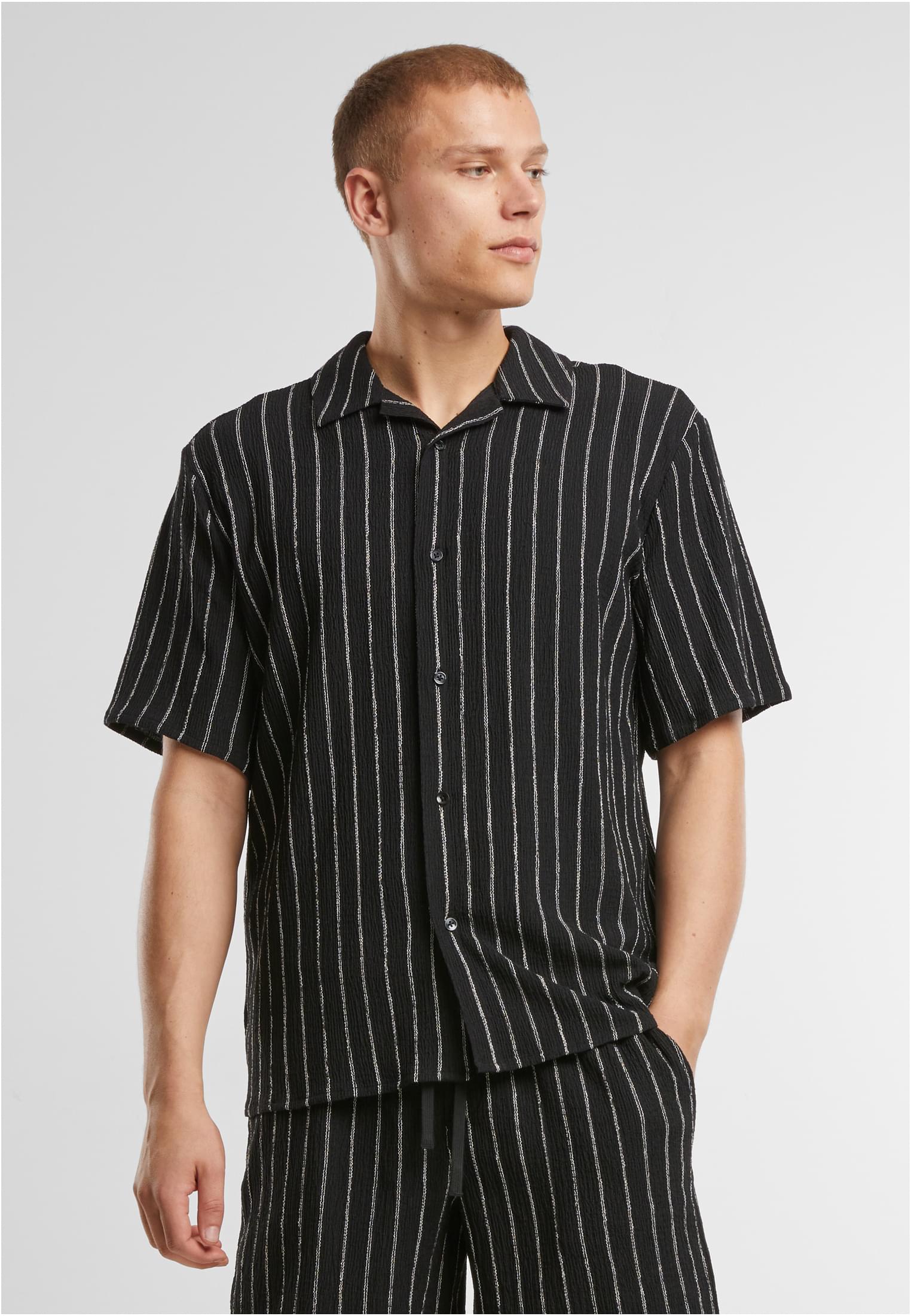 UC Striped Crinkle Resort Shirt
