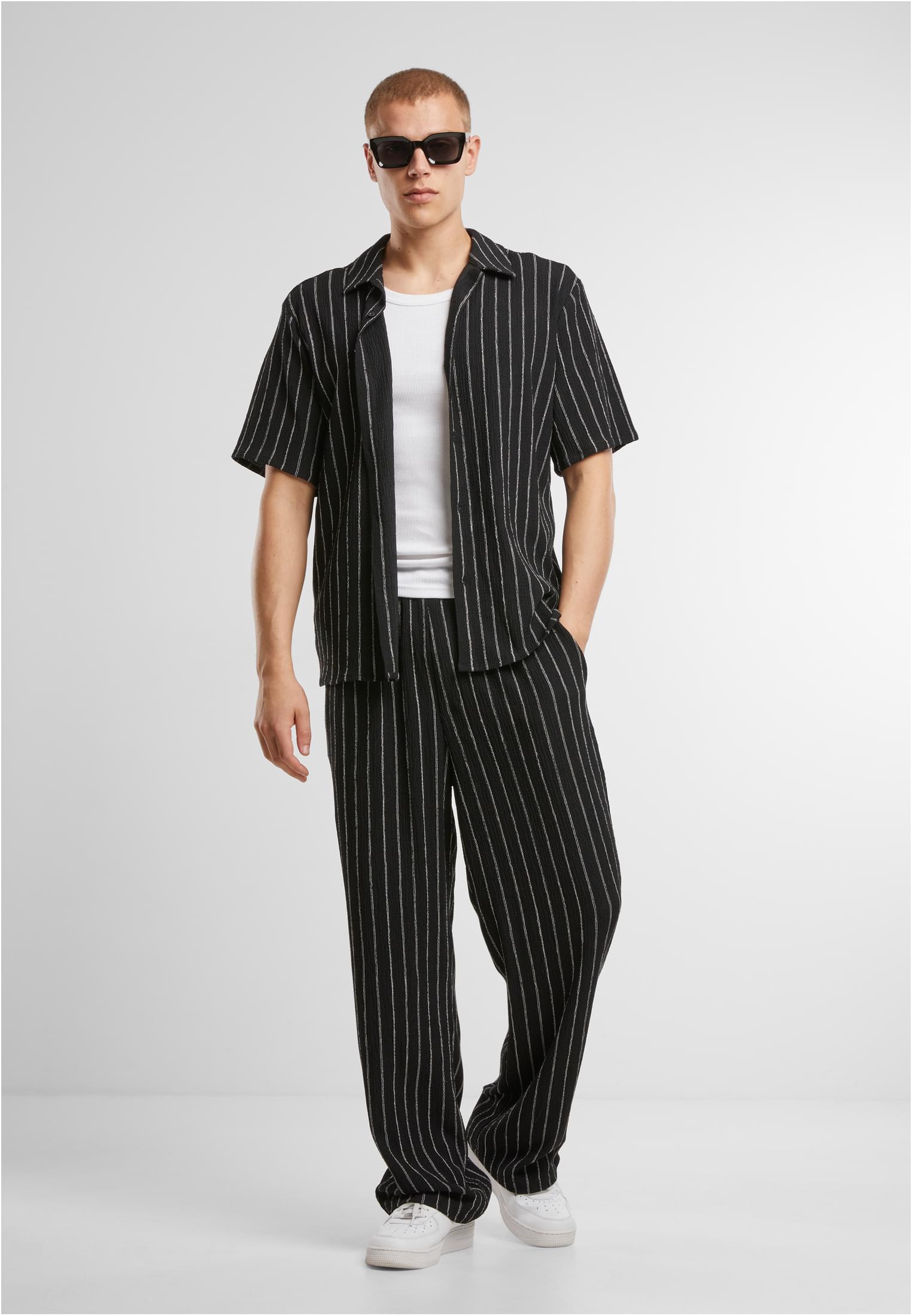 UC Striped Crinkle Resort Shirt