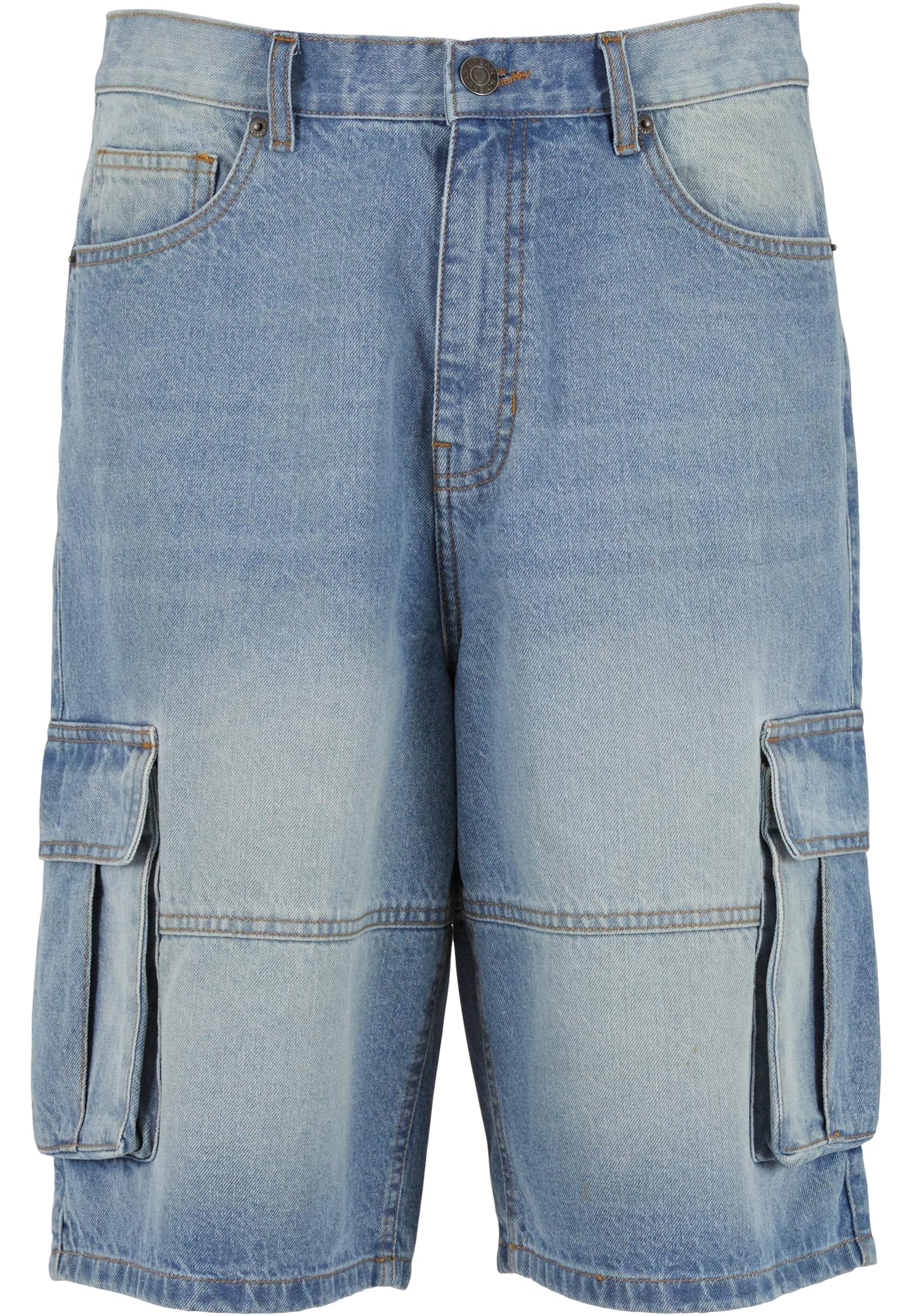 Pantaloncini cargo in denim rilassati UC