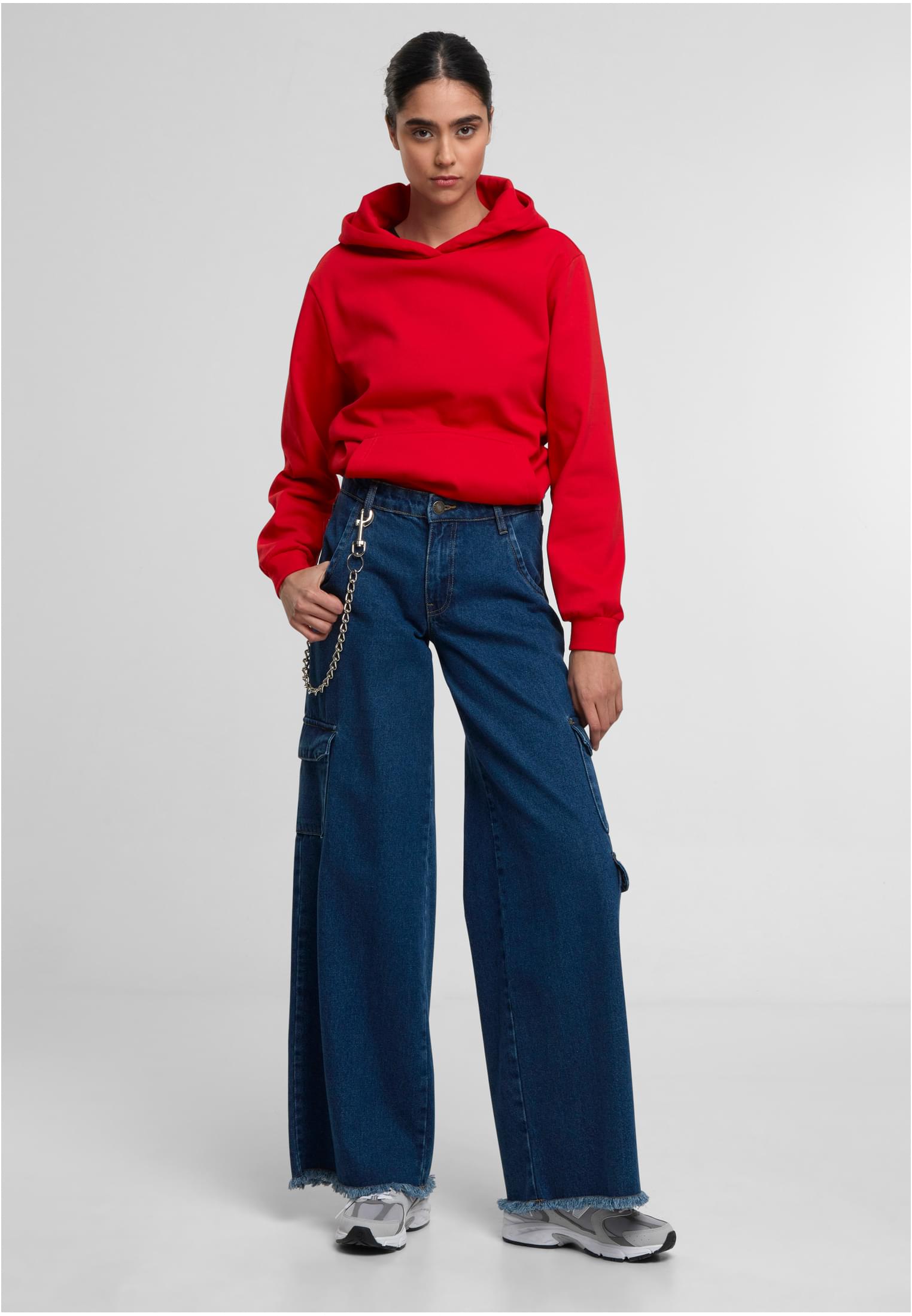 UC Loose Light Harjattu fleecehuppari