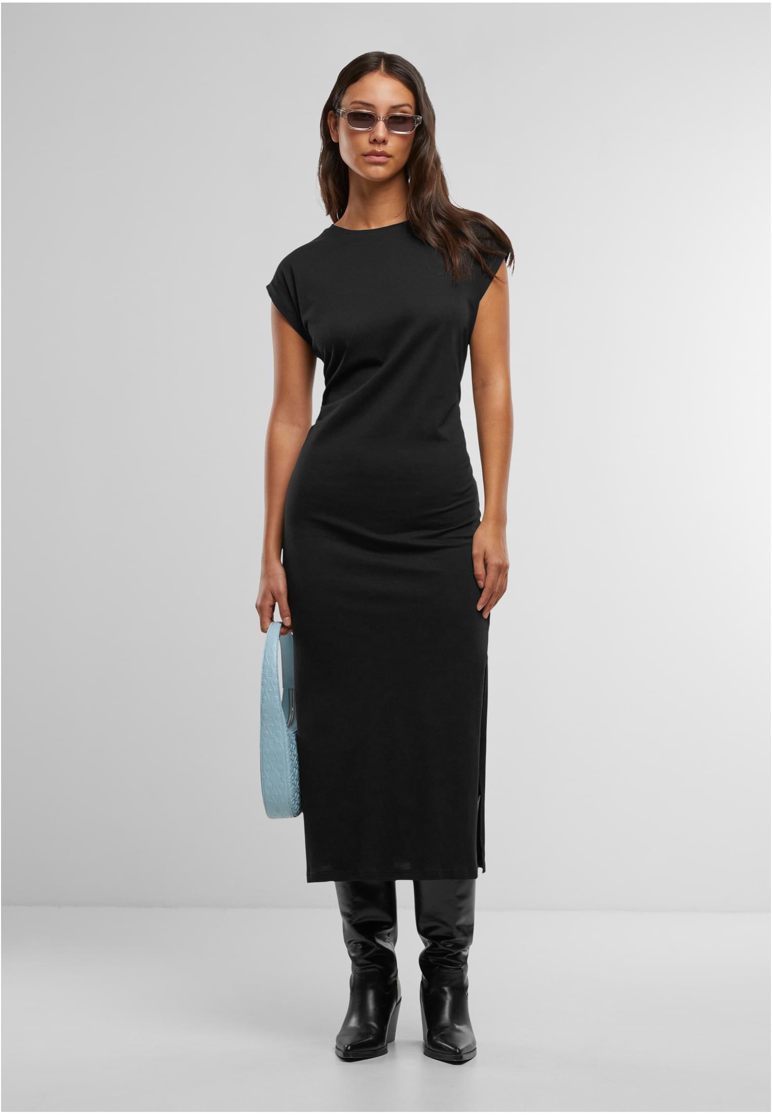 UC Viscose Extended Shoulder Dress