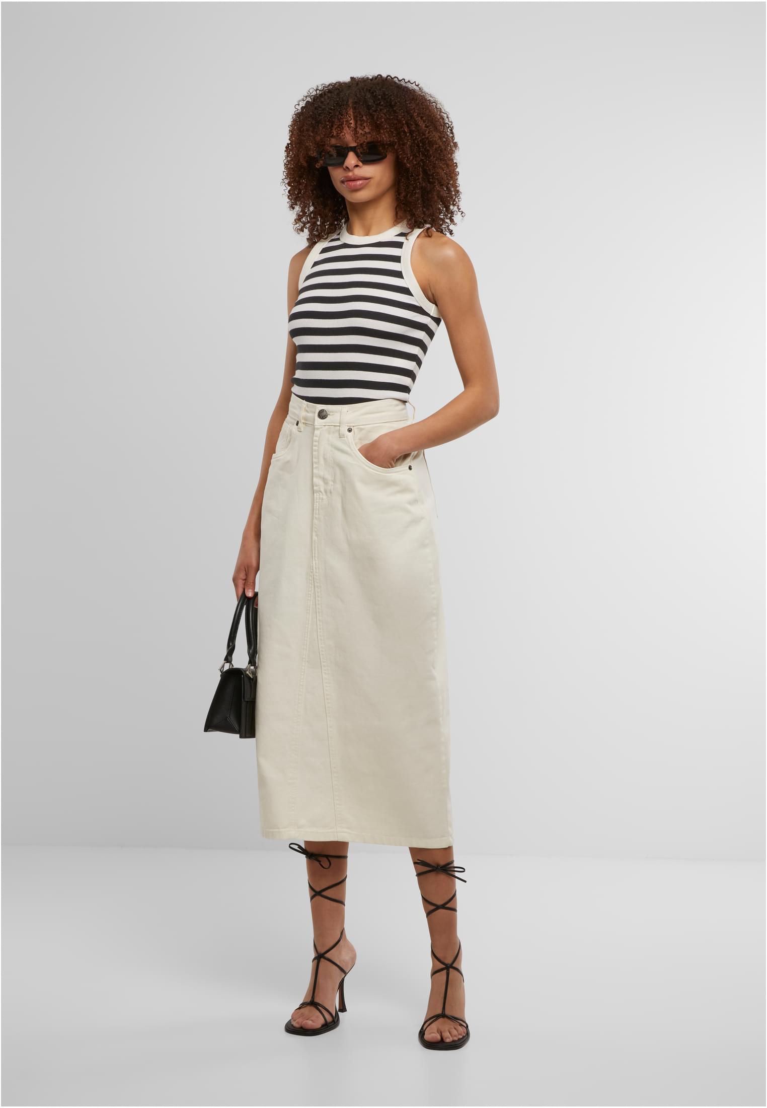 UC Soft Denim Midi Skirt