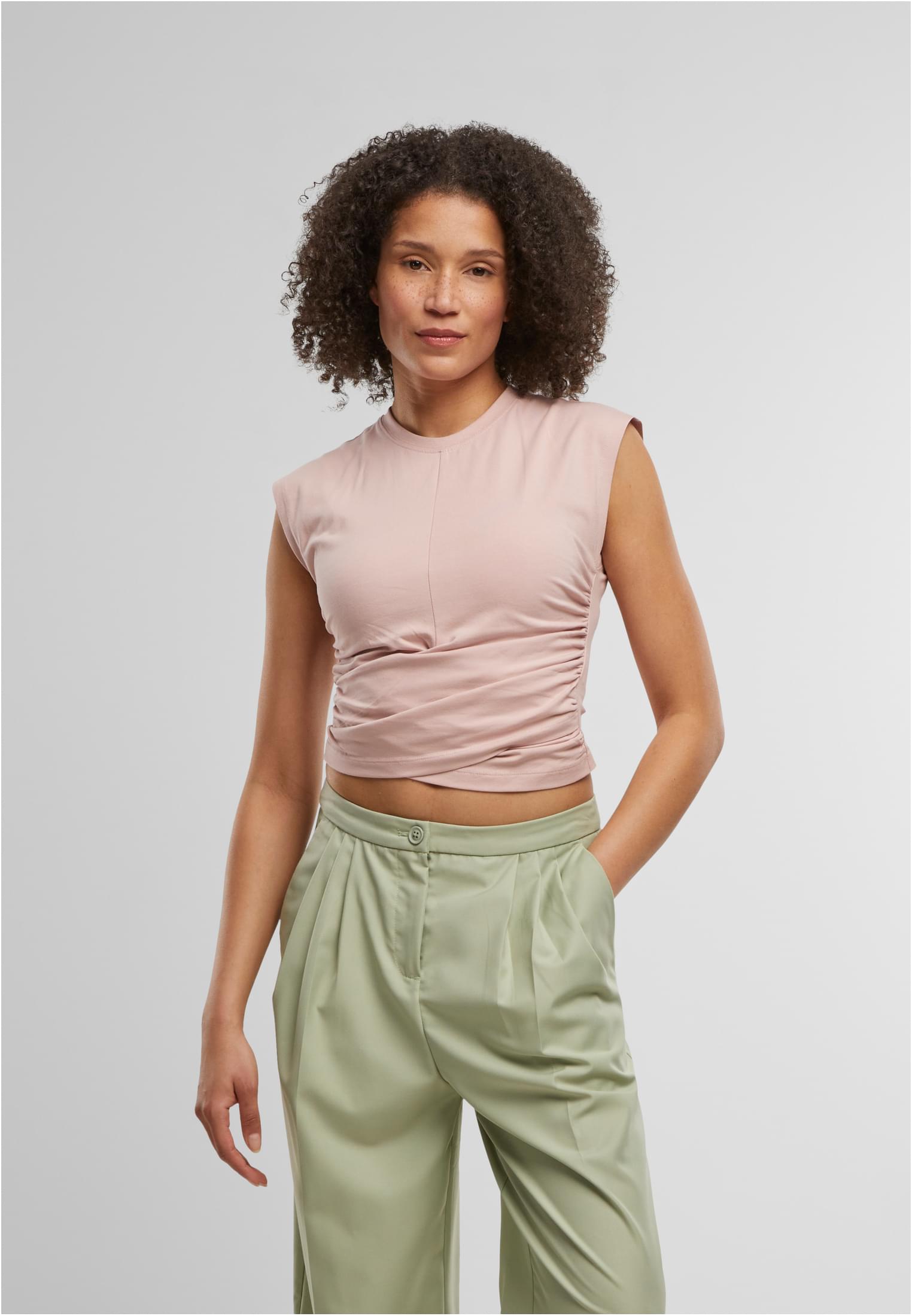 UC Cropped Wrapped Top