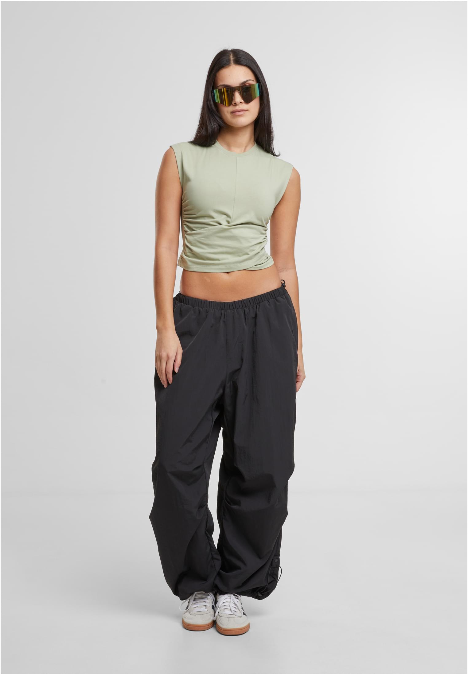 UC Cropped Wrapped Top