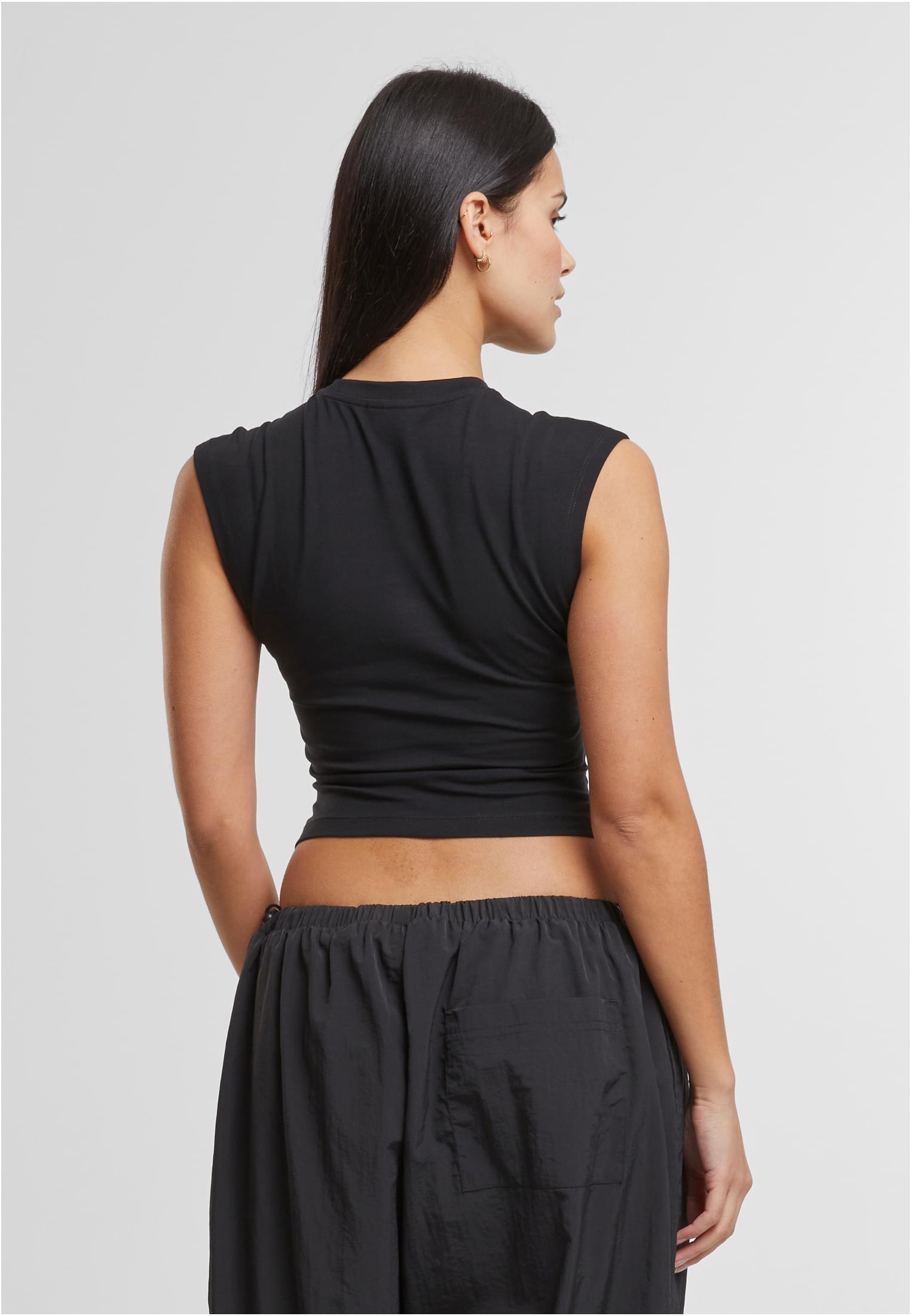 UC Cropped Wrapped Top
