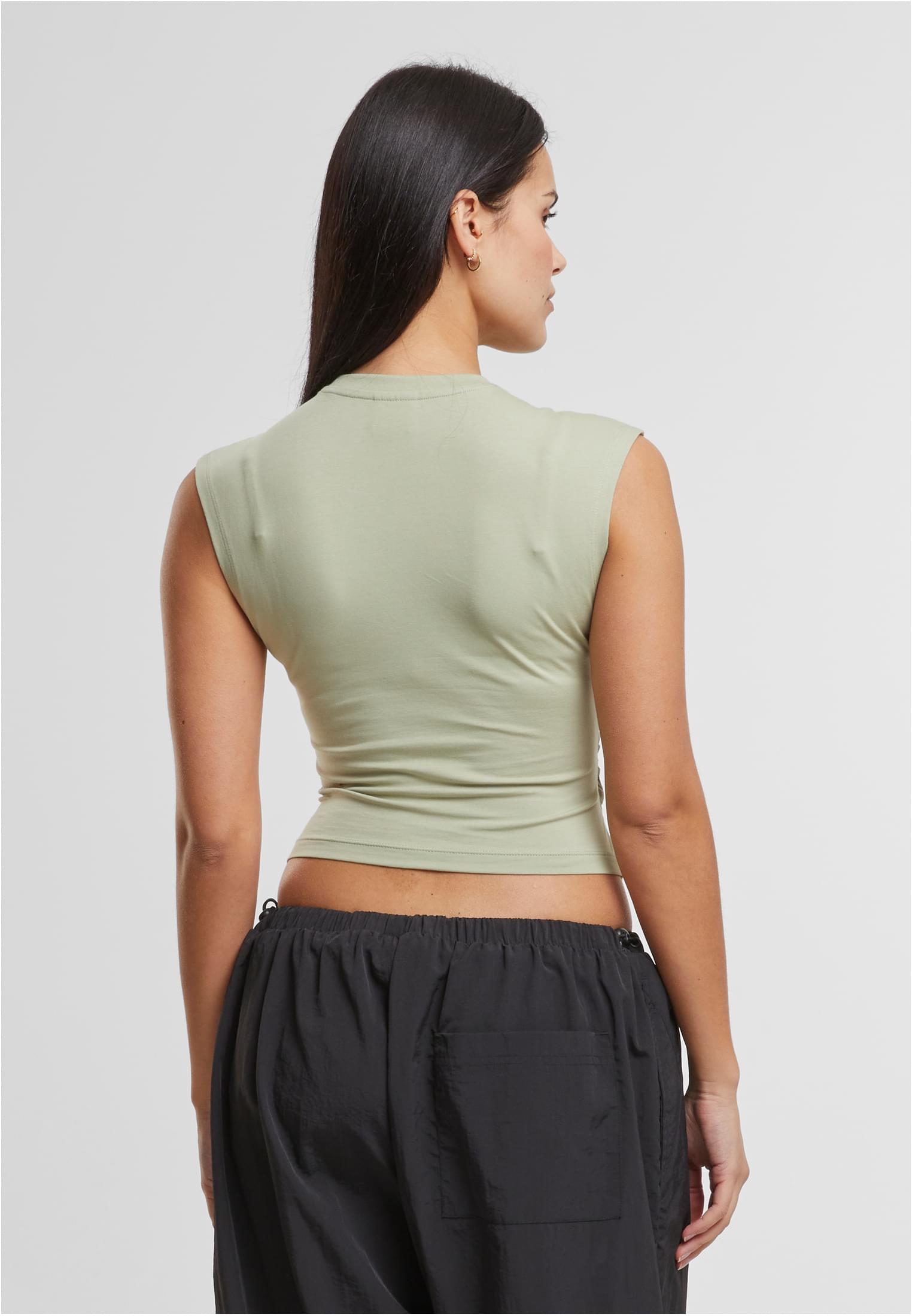 UC Cropped Wrapped Top