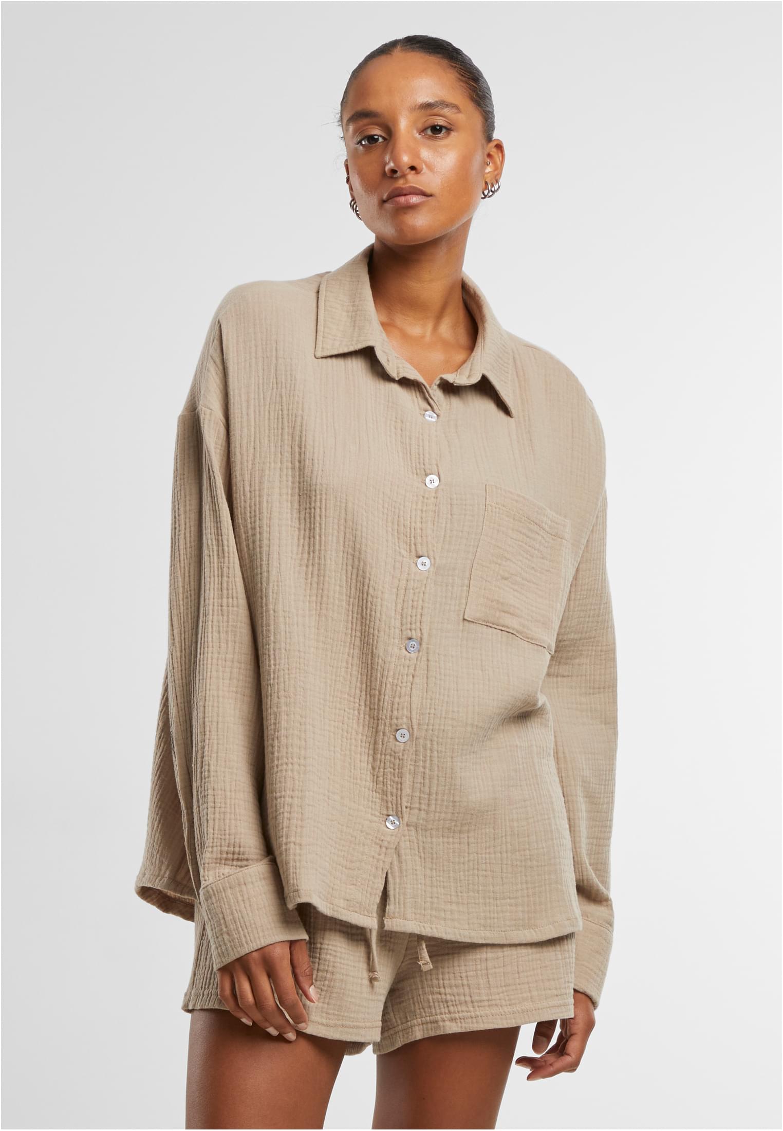 UC Oversized Musselin Blouse