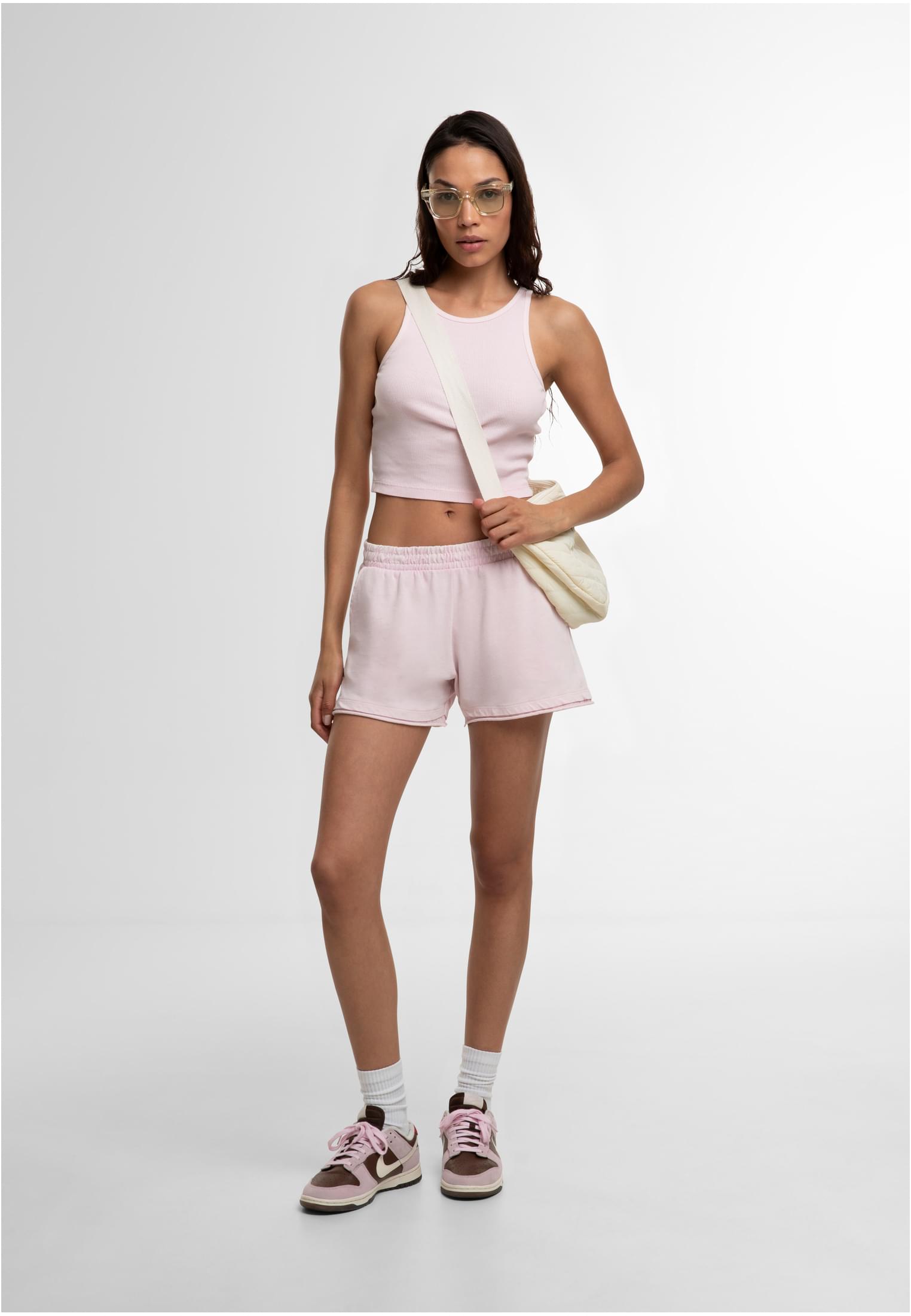 UC Washed Rib Jersey Cropped Top