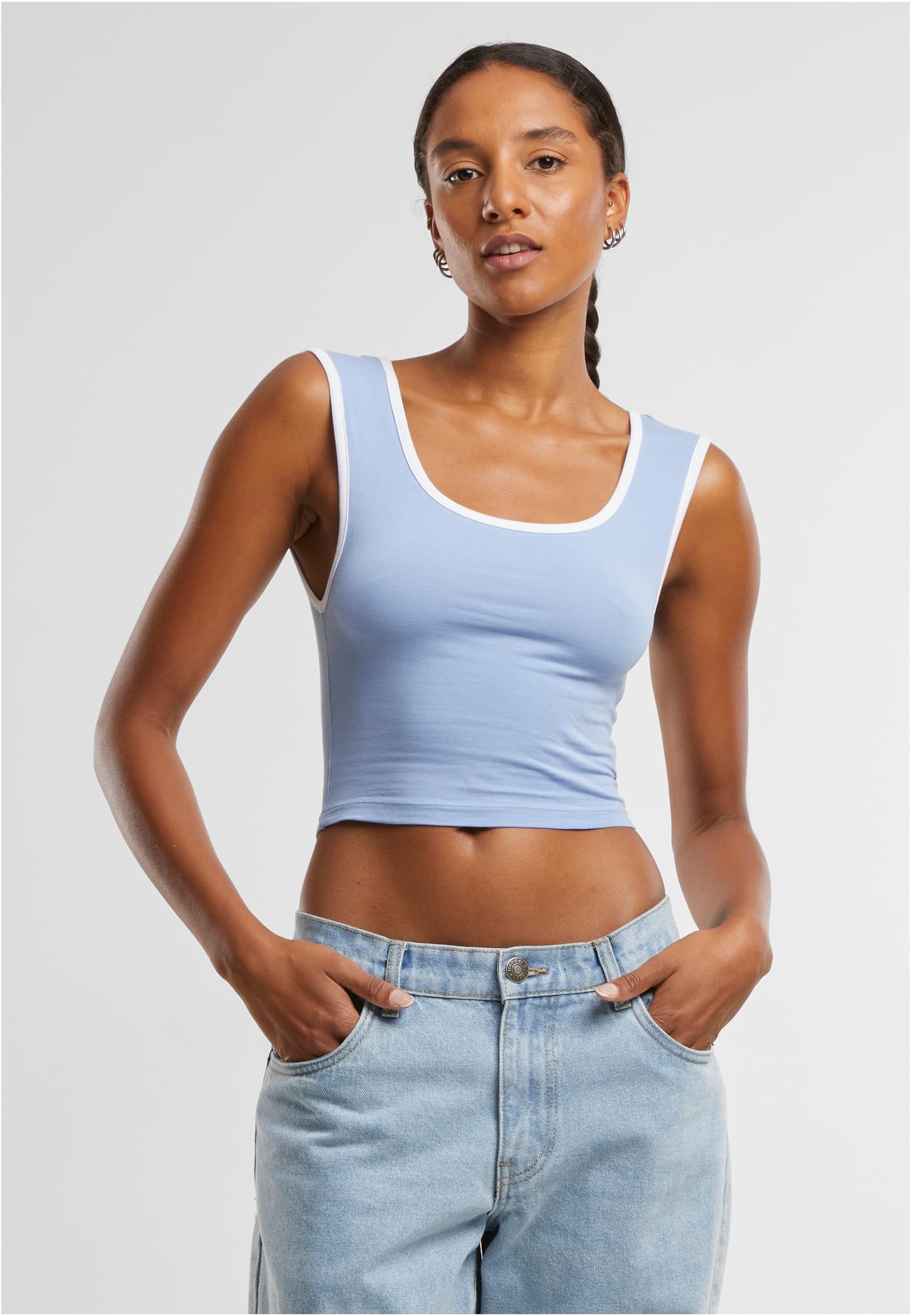 UC Contrast Cropped Top