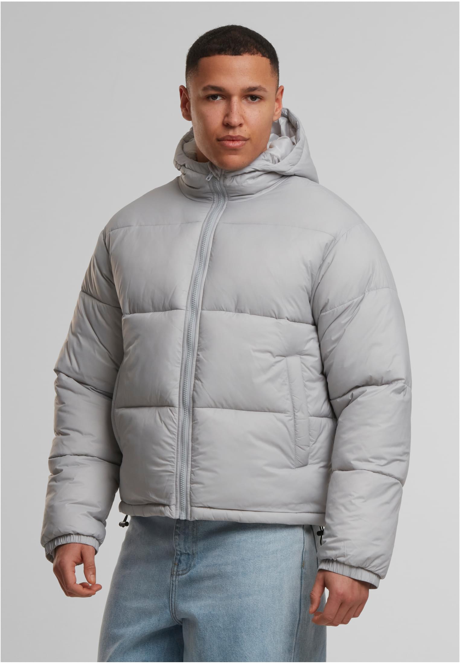 UC Shiny Puffer Jacket With Hood