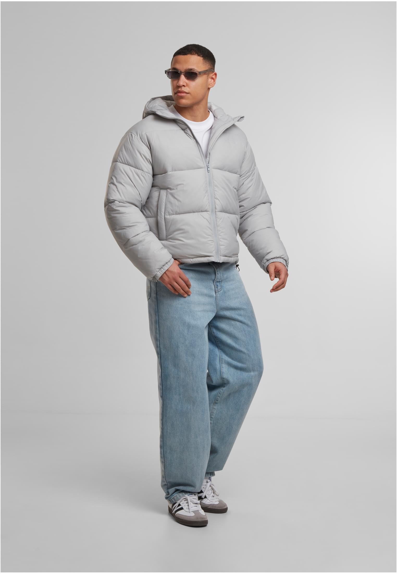 UC Shiny Puffer Jacket With Hood