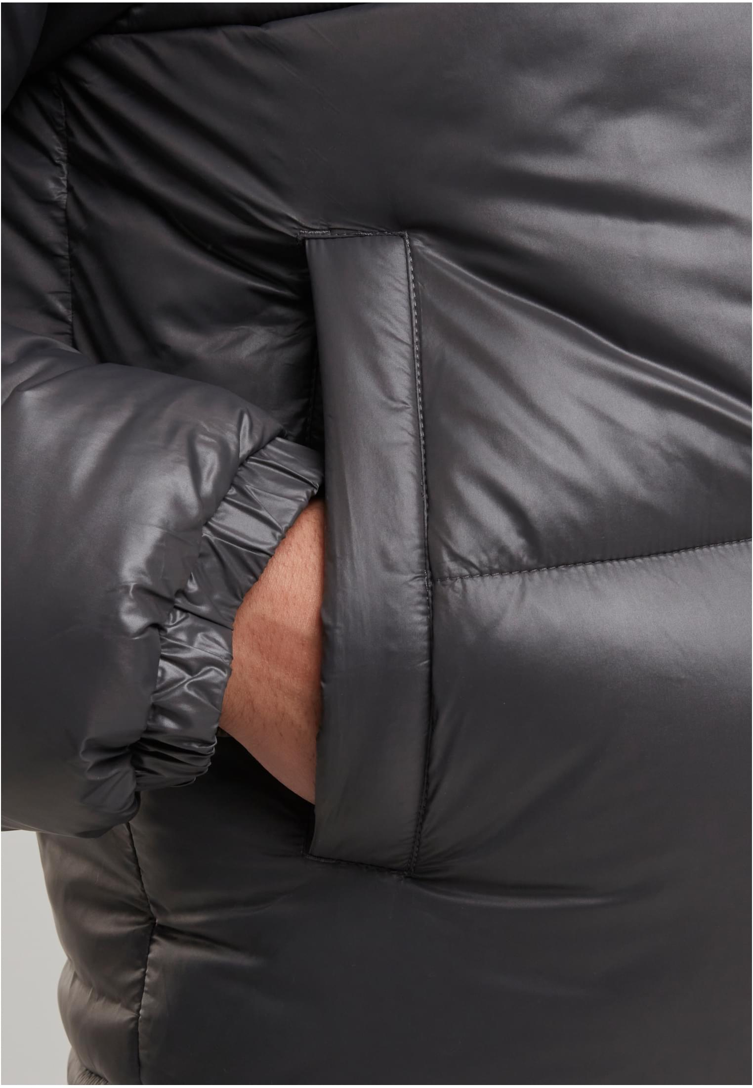 UC Shiny Puffer Jacket With Hood