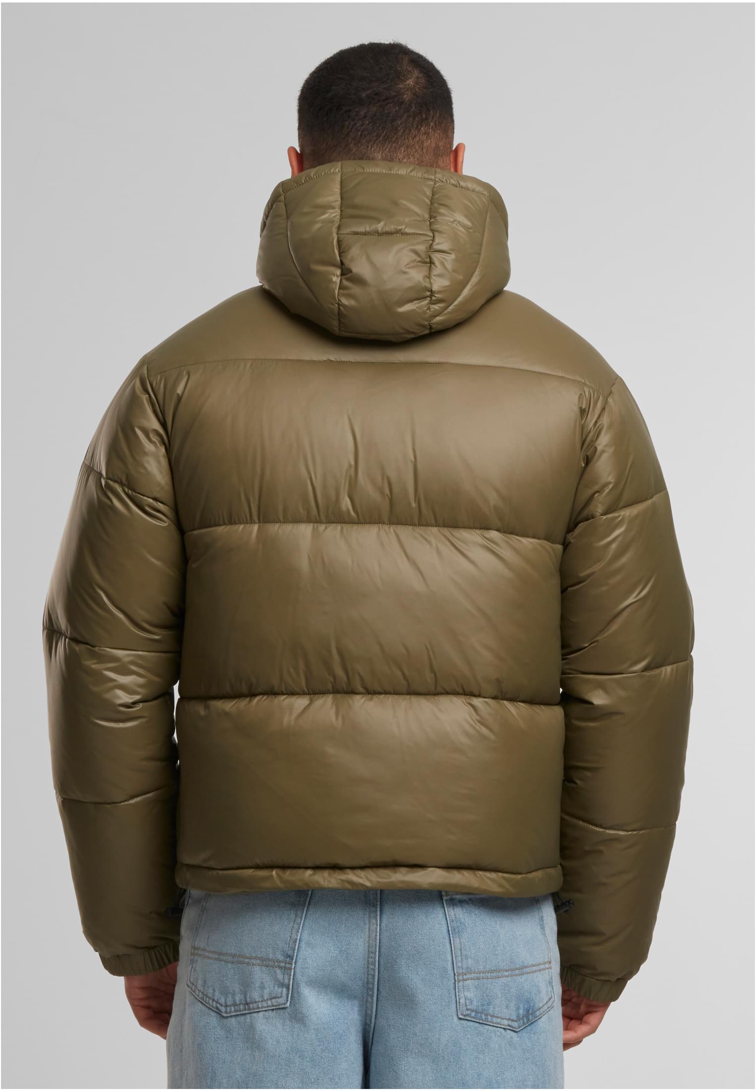 UC Shiny Puffer Jacket With Hood