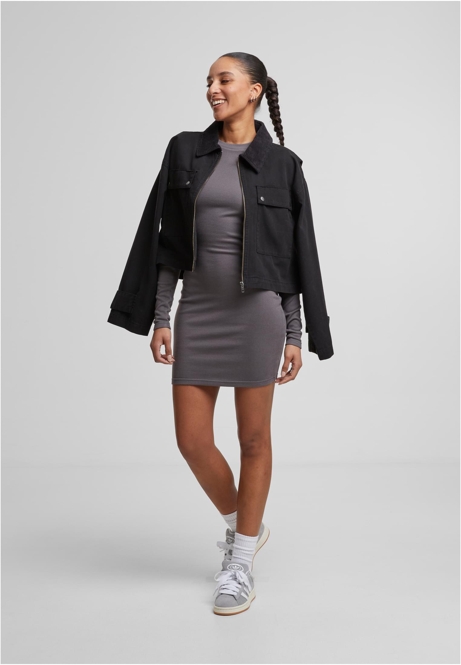 UC Ladies Workwear Cropped Cotton Jacket