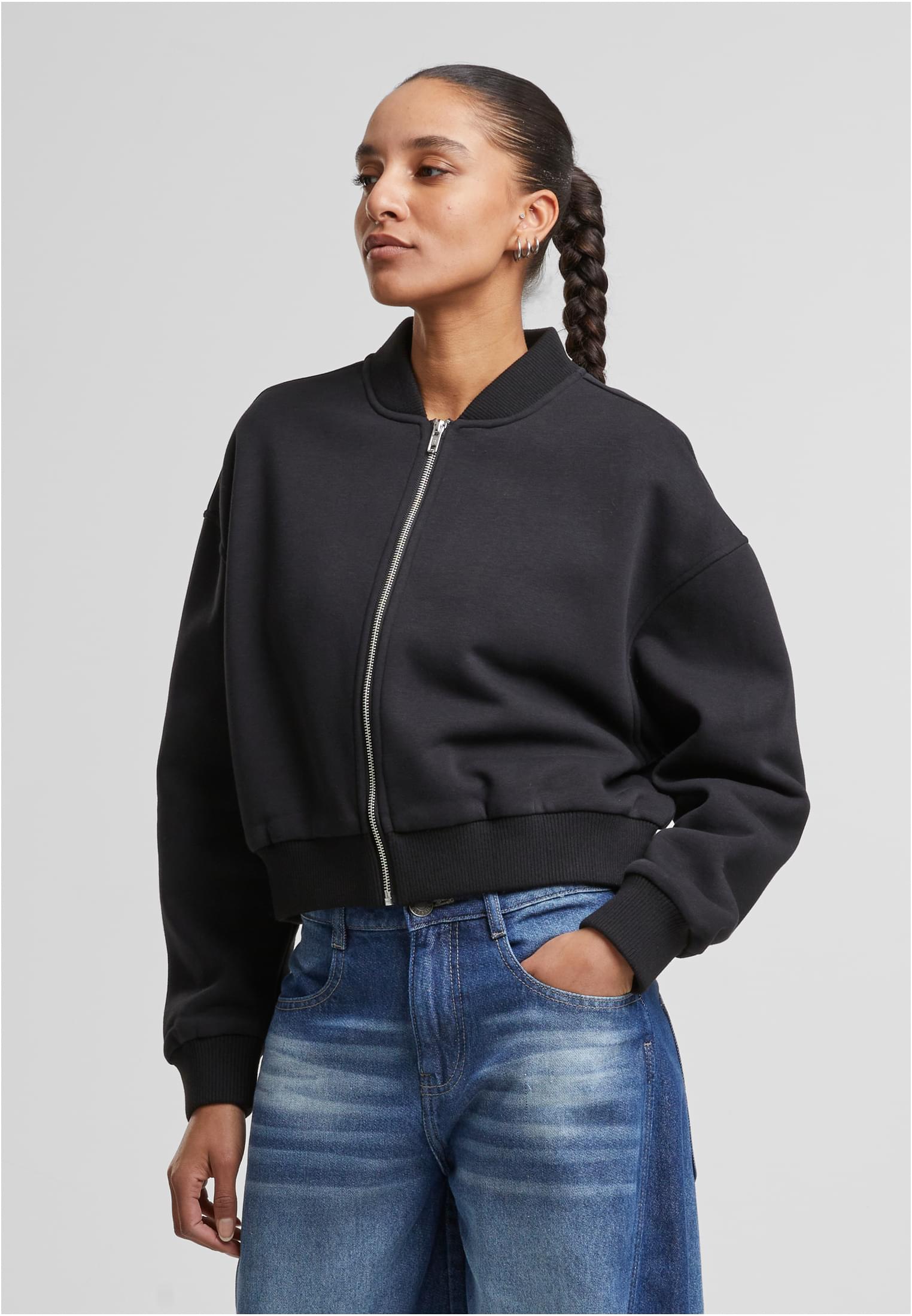 UC Short Sweat Zip Jacket Bomber