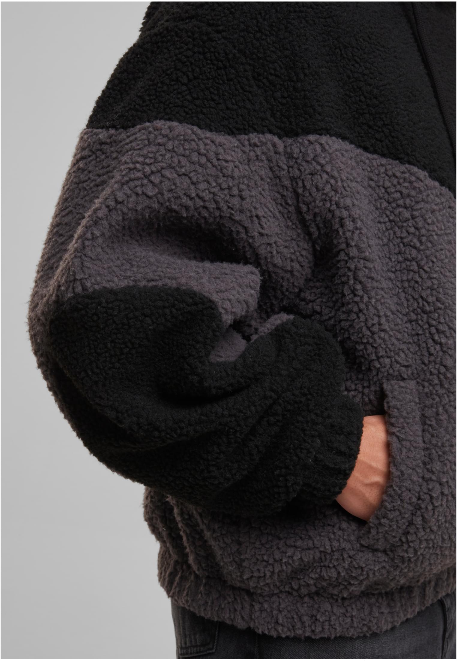 UC Weavy Colorblock Teddy Hoodie