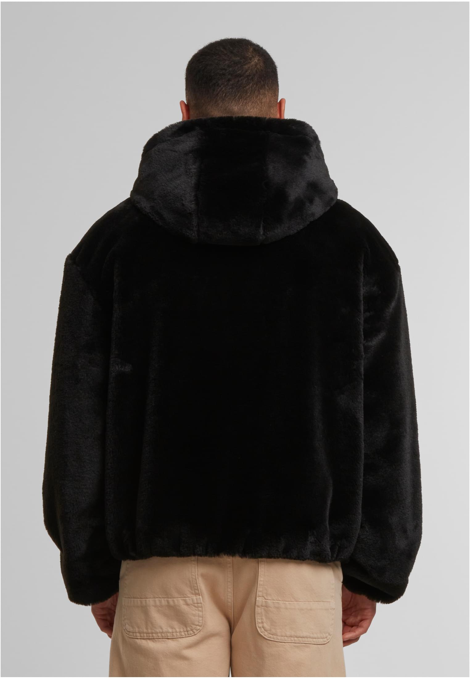 UC Full Zip Faux Fur Hoodie