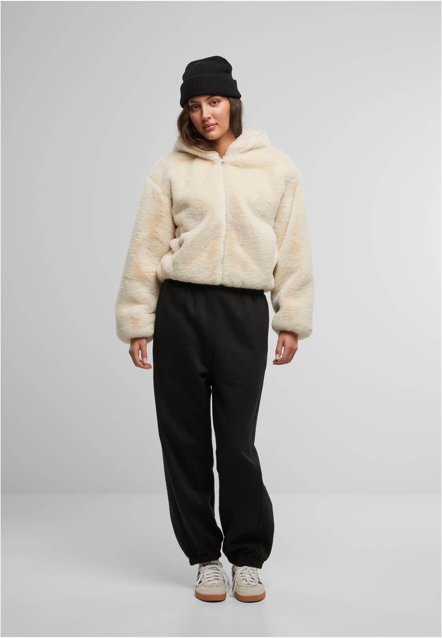 UC Full Zip Faux Fur Hoodie